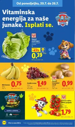 Lidl Katalog - Pregled kataloga iz trgovine Lidl, vrijedi od 20.07.2026 | Stranica: 2