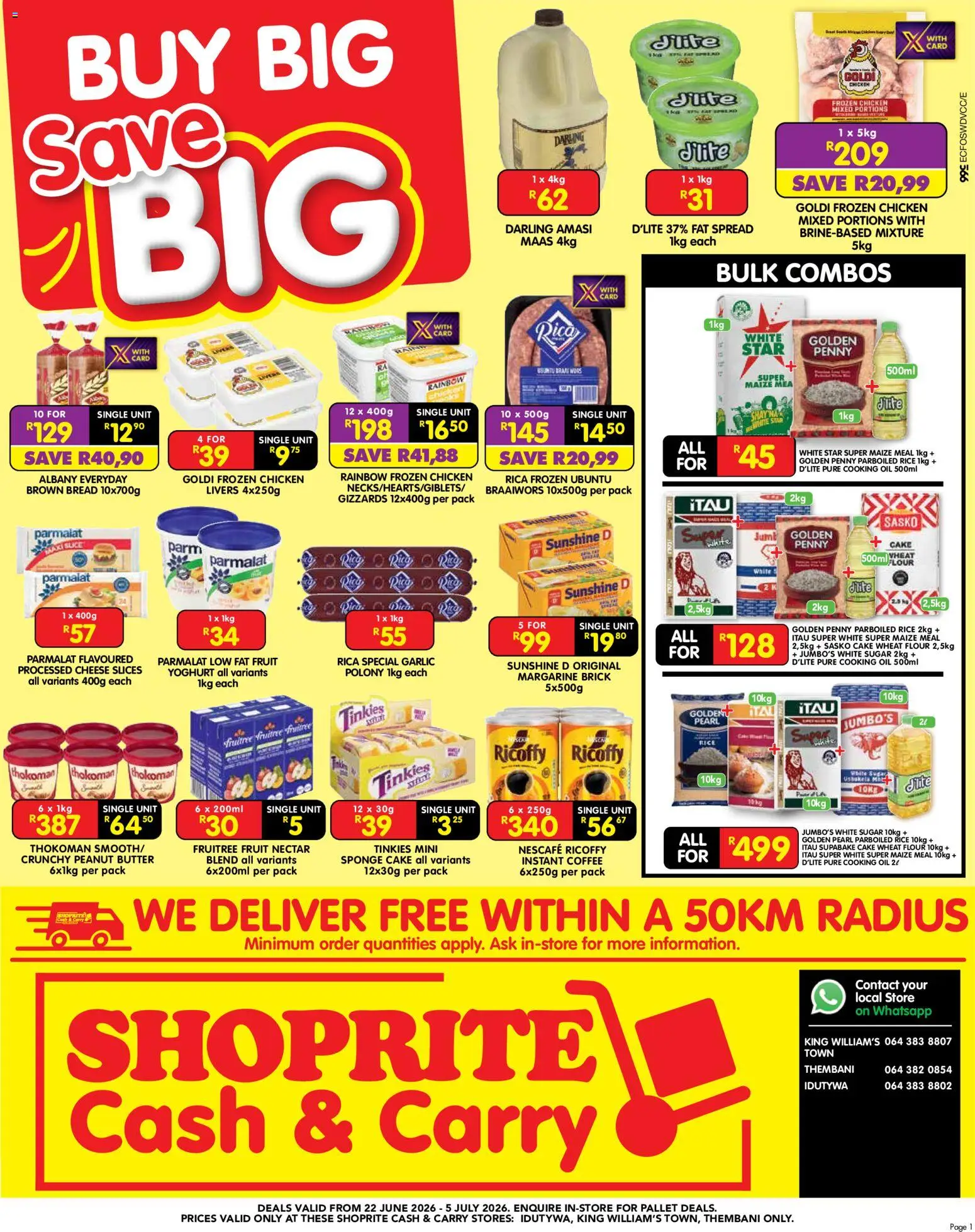 New Shoprite catalogue – valid from 22/06/2026 | Page: 1