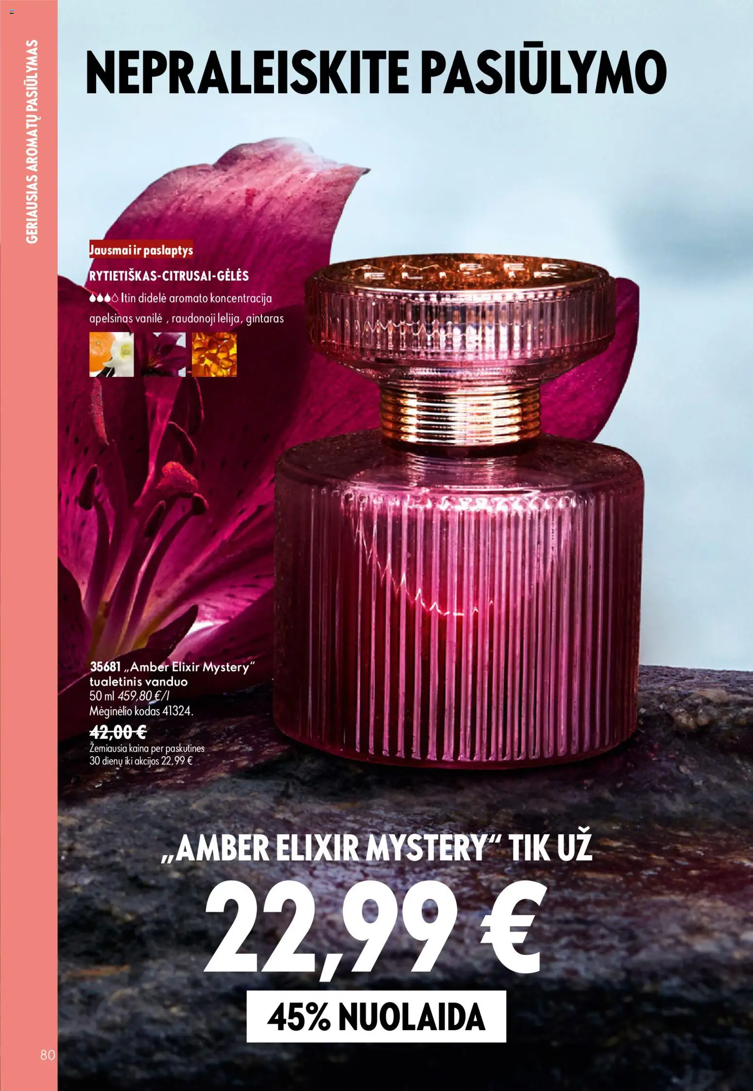 Oriflame akcijos nuo 2026.07.15 | Puslapis: 80 | Prekių: Tualetinis vanduo