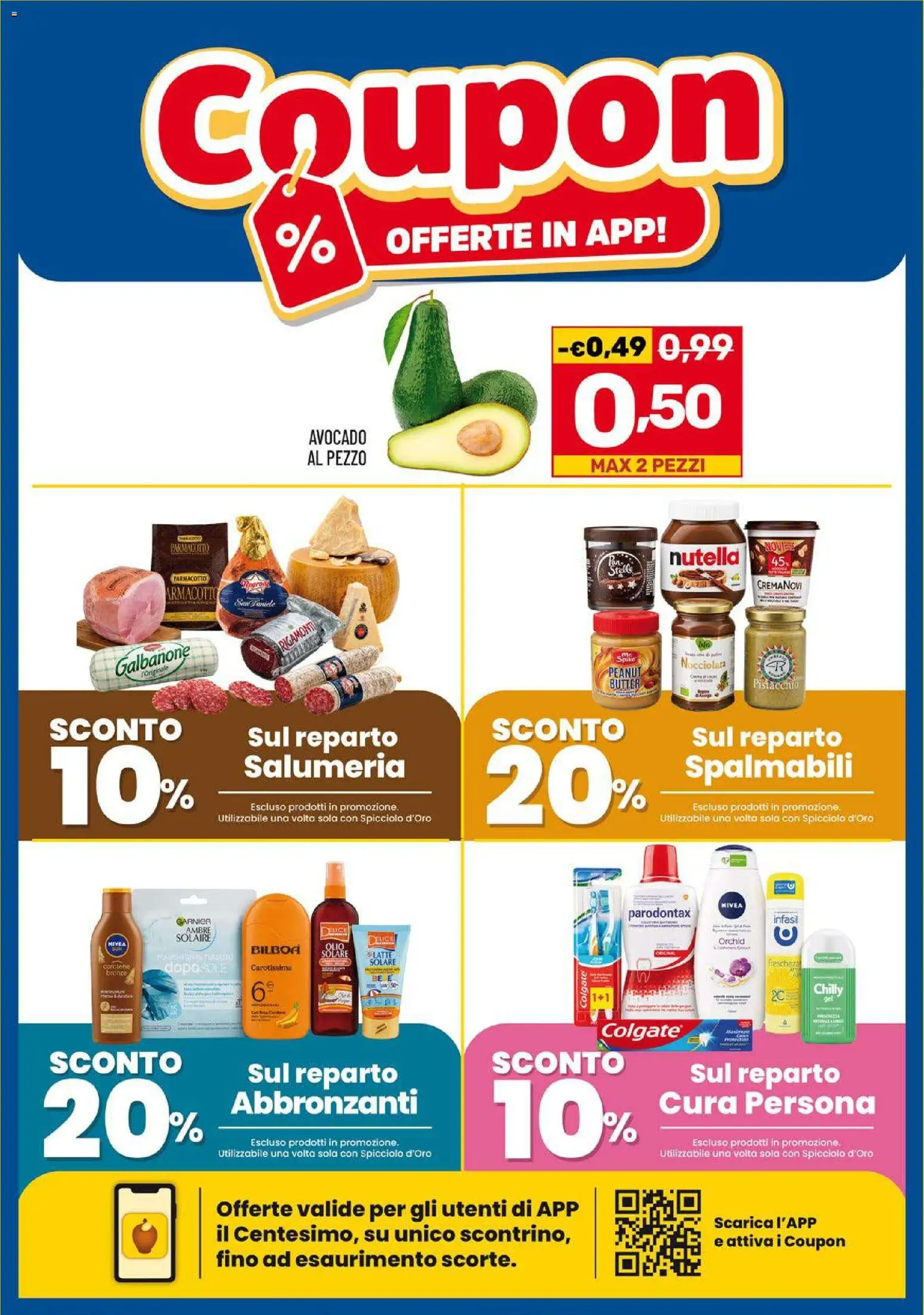Volantino Il Centesimo del 17/07/2026 | Pagina: 15 | Prodotti: Avocado, Olio, Nutella