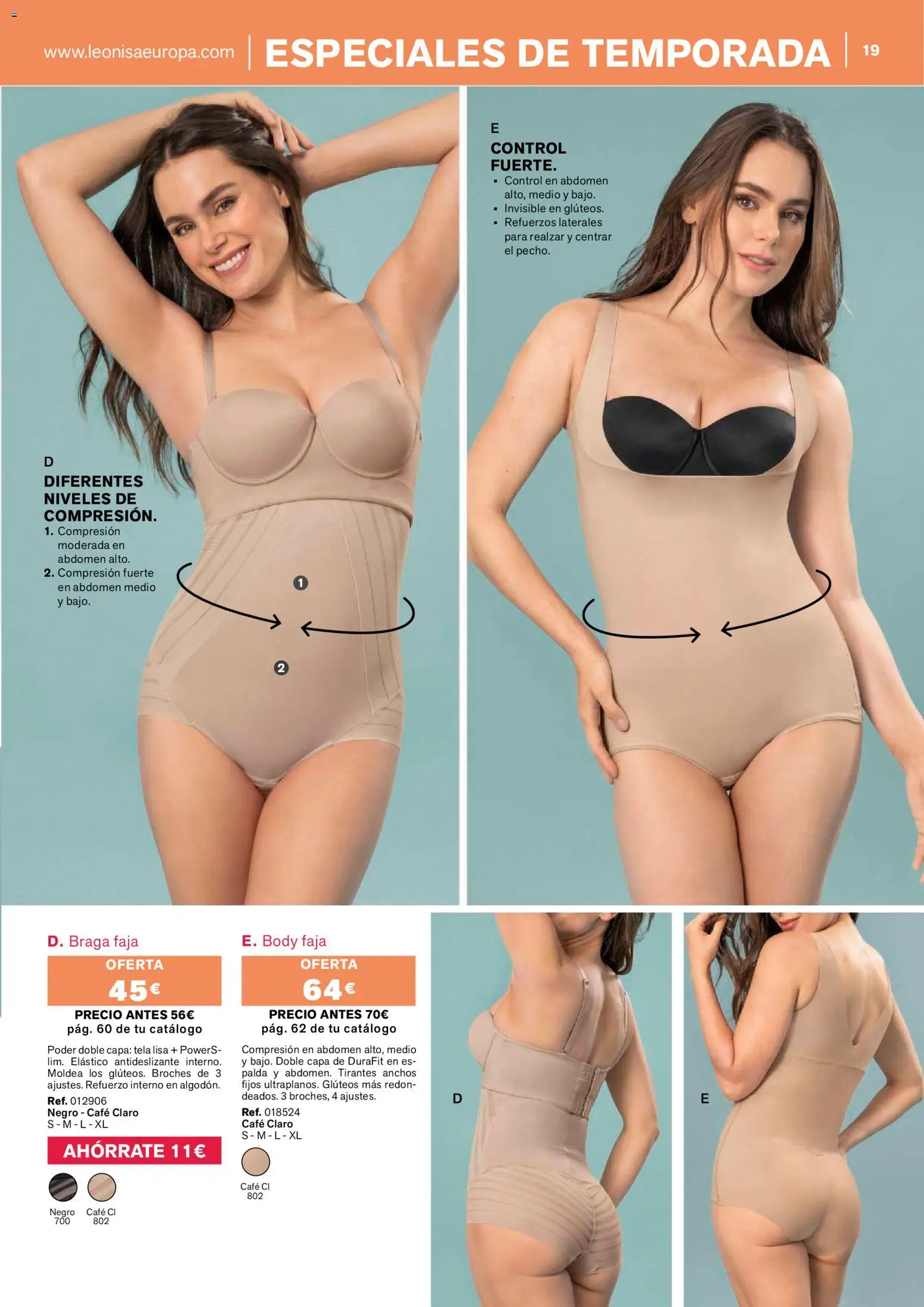 Leonisa Magazine │ válido desde el 01/09/2026 | Página: 19 | Productos: Café, Body, Braga