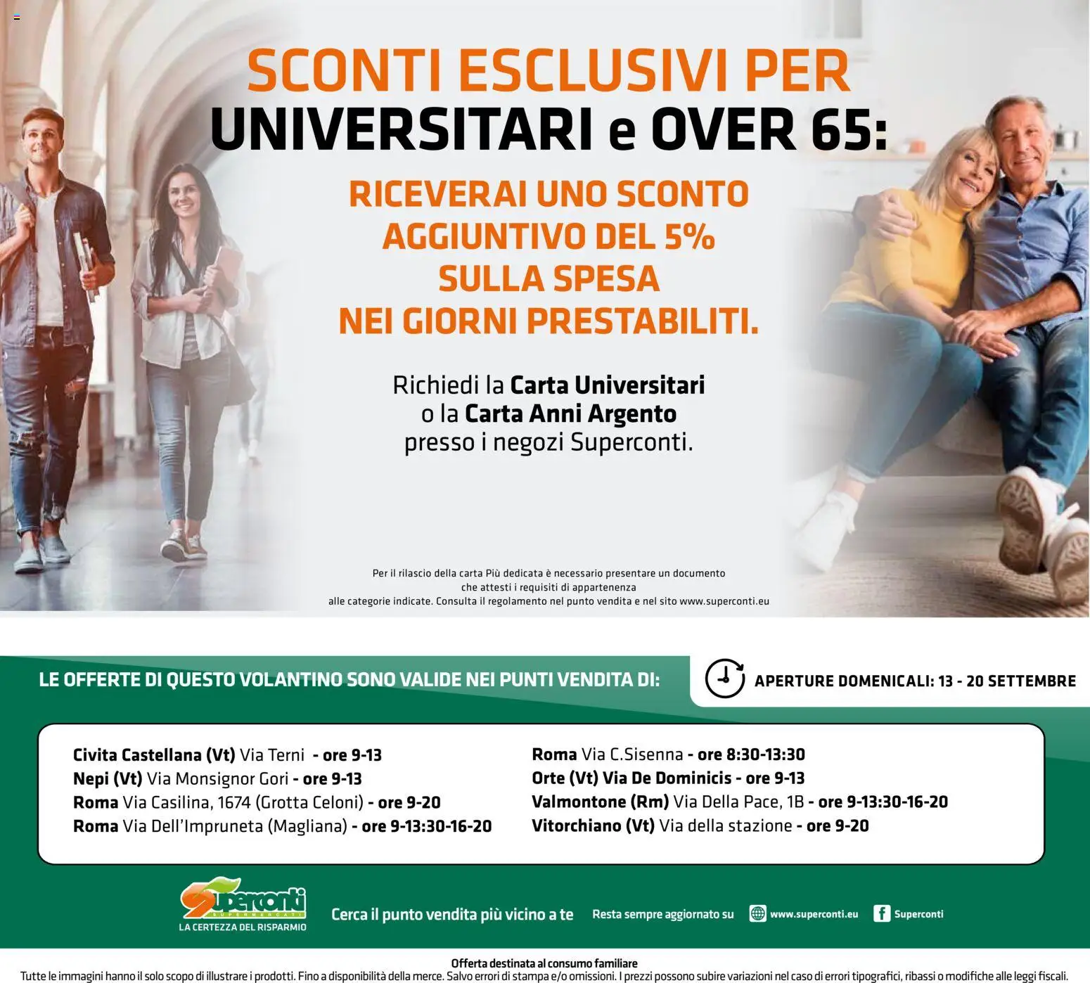 Volantino Superconti del 10/09/2026 | Pagina: 20 | Prodotti: Tè, Stampa