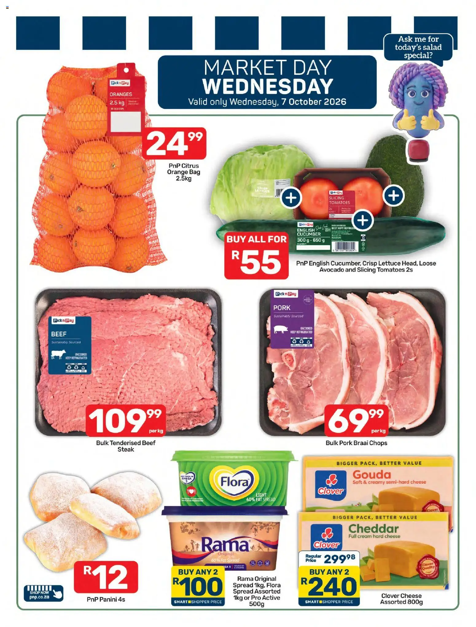 New Pick n Pay catalogue – valid from 05/10/2026 | Page: 7 | Products: Hard cheese, Spread, Avocado, Fat spread
