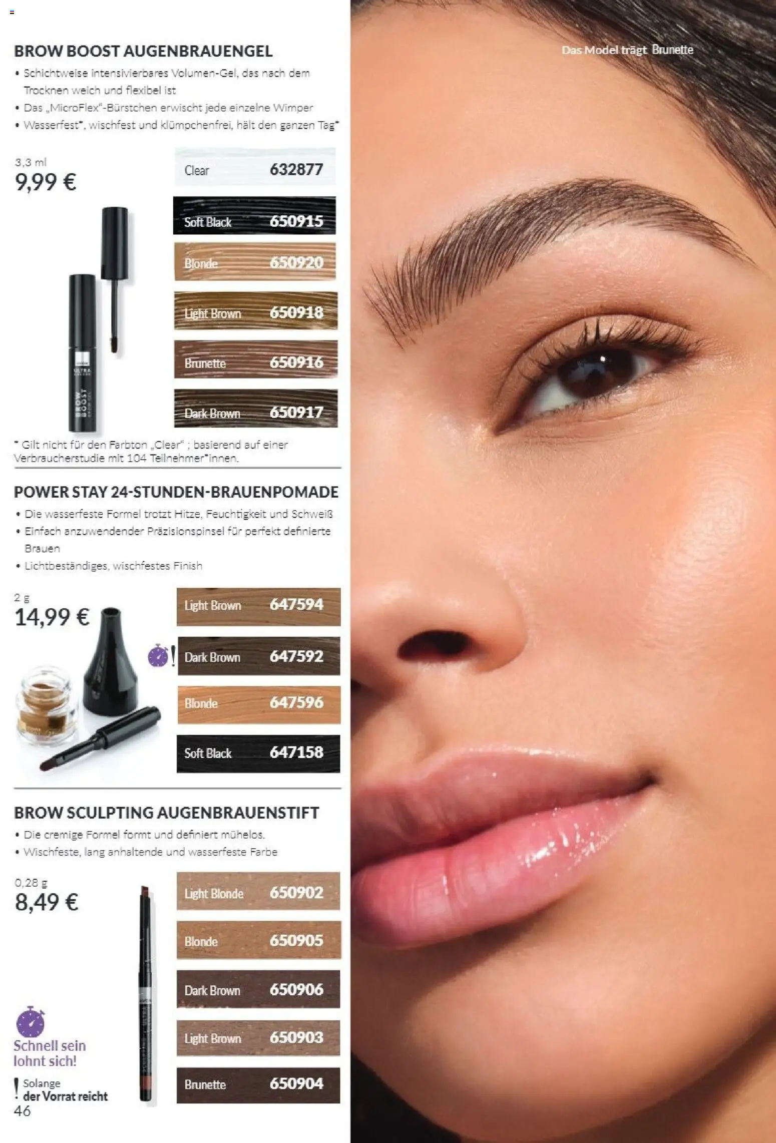AVON Katalog Oktober 2026 – gültig ab 01.10.2026 | Seite: 46 | Produkte: Finish, Augenbrauenstift