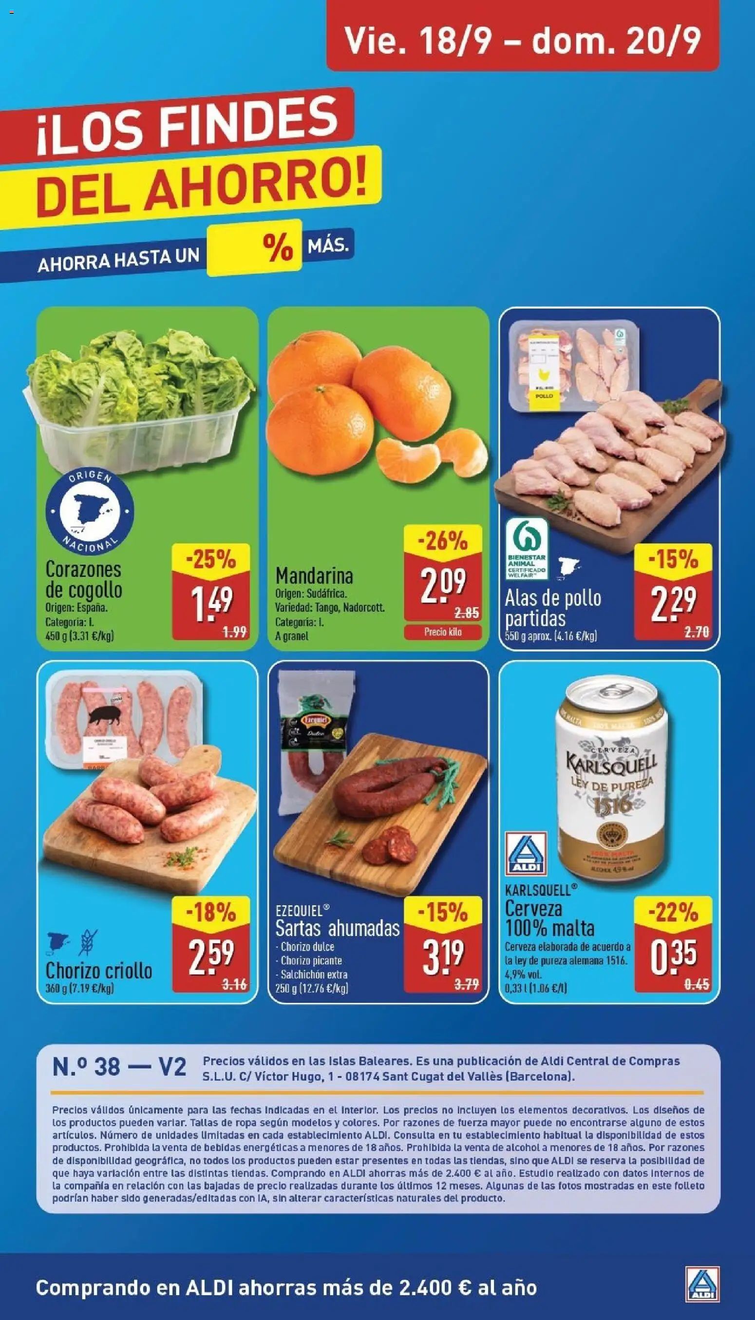 Aldi folleto Baleares │ válido desde el 14/09/2026 | Página: 28 | Productos: Dulce, Cerveza, Ropa, Pollo
