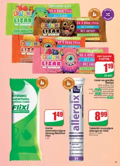 Pogląd oferty "Dino gazetka" - ważna od 23.09.2026 | Strona: 75 | Produkty: Karta, Maliny, Bez laktozy, Tabletki musujące
