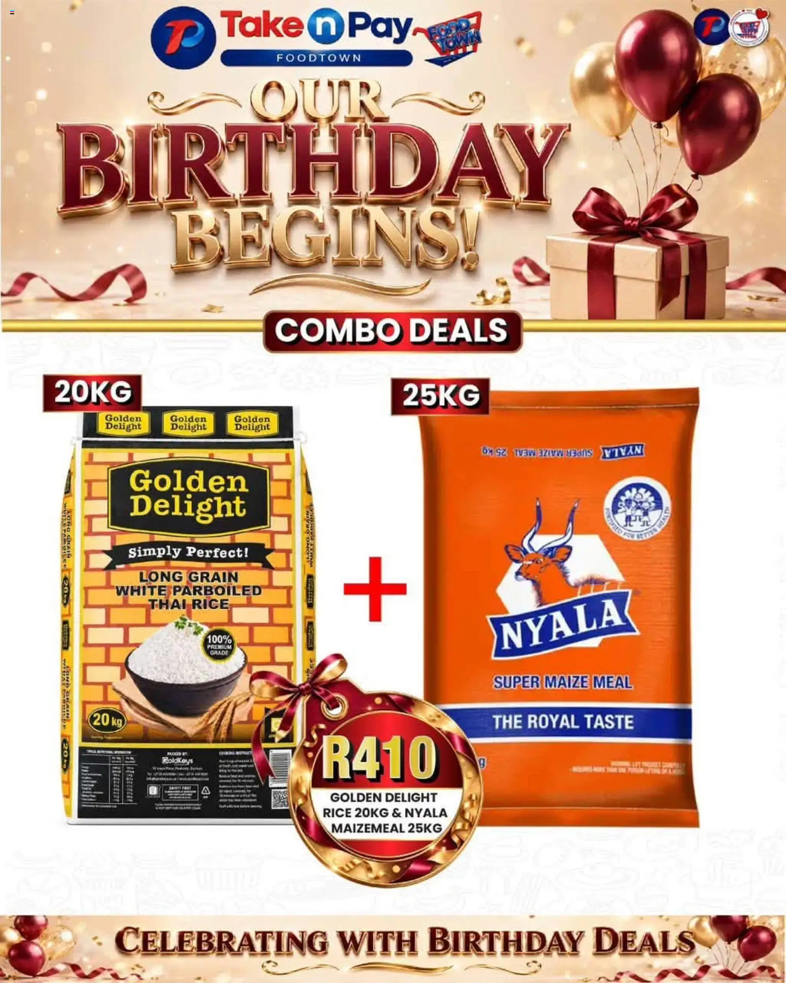 New Take n Pay catalogue – valid from 24/08/2026 | Page: 23 | Products: Maize meal, Rice