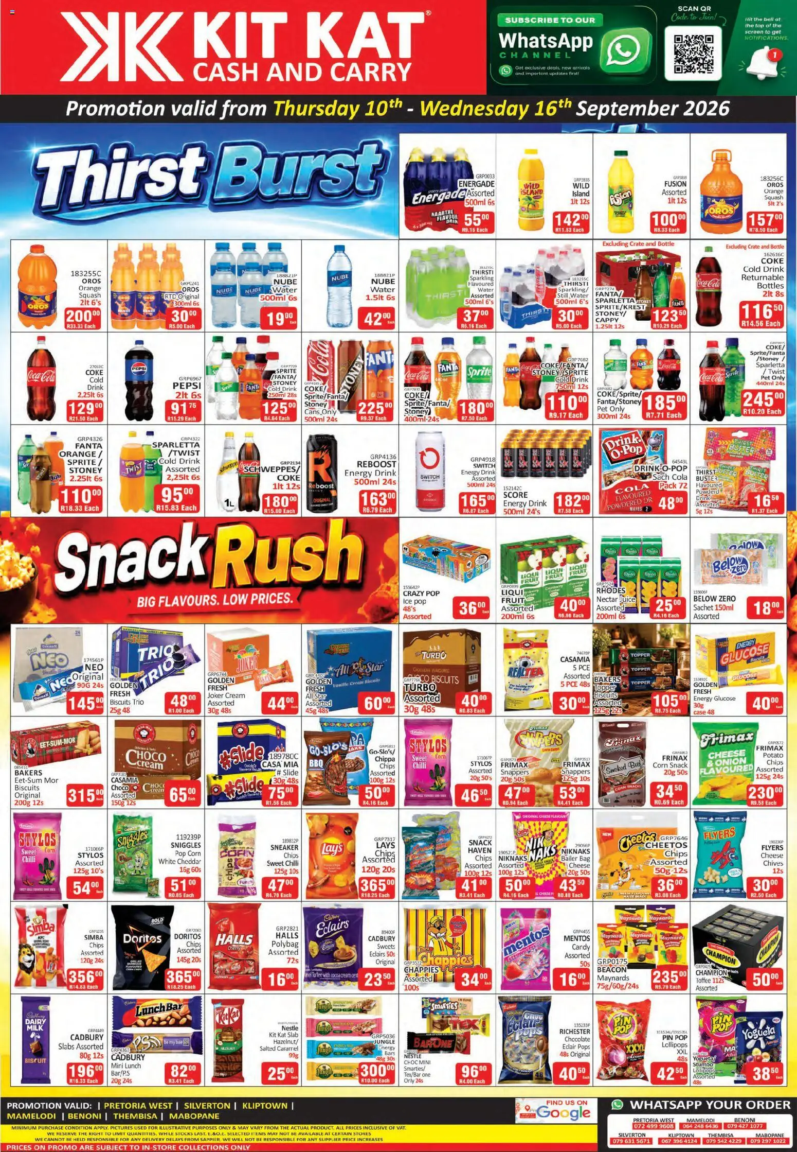 New KIT KAT Cash & Carry catalogue – valid from 10/09/2026 | Page: 2 | Products: Biscuits, Switch, Energy drink, Caramel