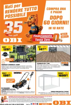 Anteprima del volantino OBI volantino valido a partire dal 10.06.2026