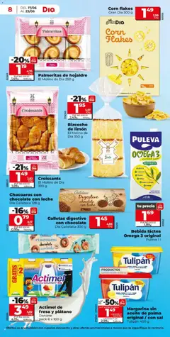 Vista previa Chocoaros con chocolate con leche, Dia Calleteca 128 g válido desde el 17.06.2026 | Página: 8 | Productos: Té, Galletas, Margarina, Chocolate con leche