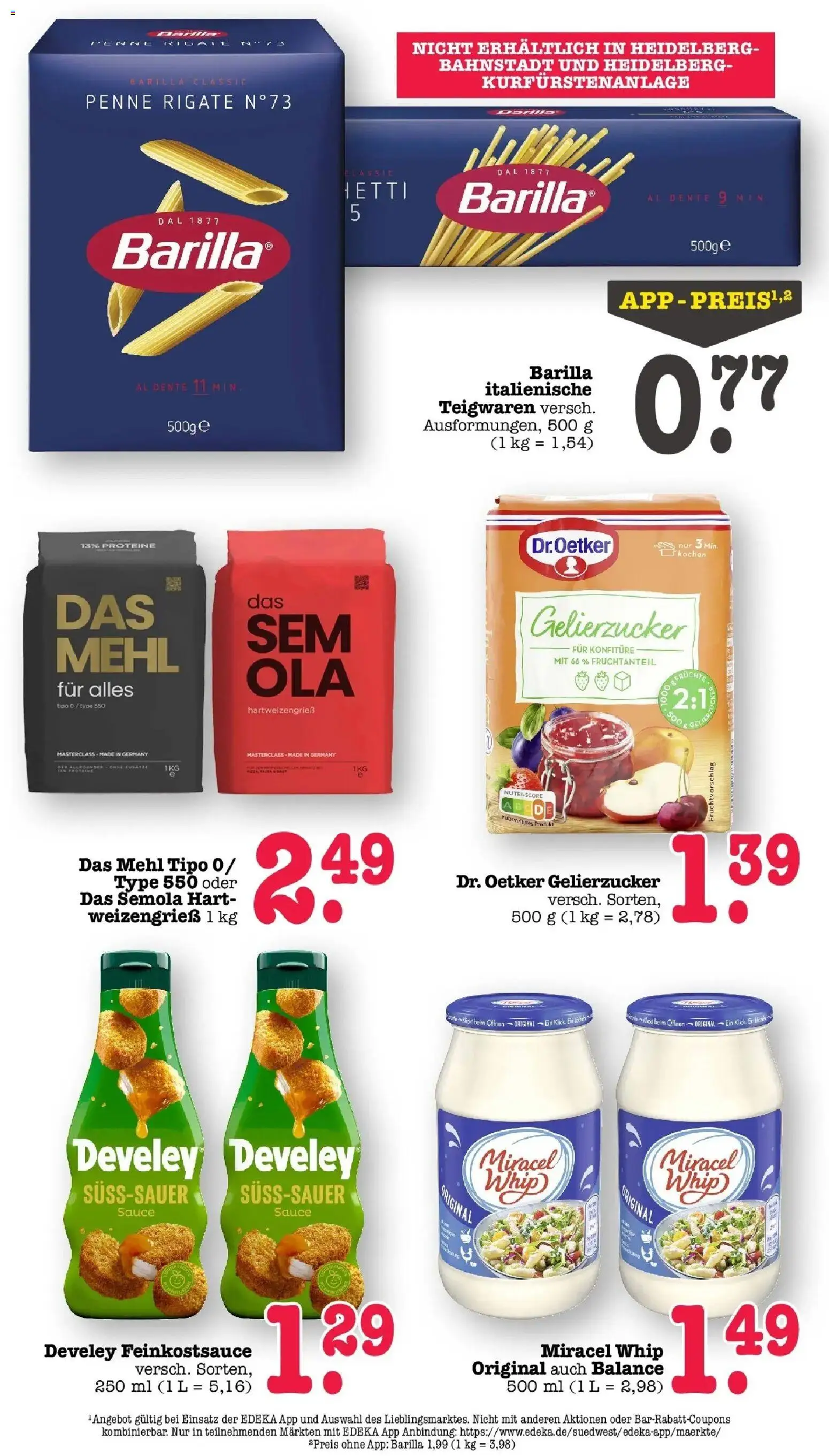 Edeka prospekt Wörth Am Rhein	 – gültig ab 04.05.2026 | Seite: 43 | Produkte: Mehl, Barilla, Dressing, Pasta