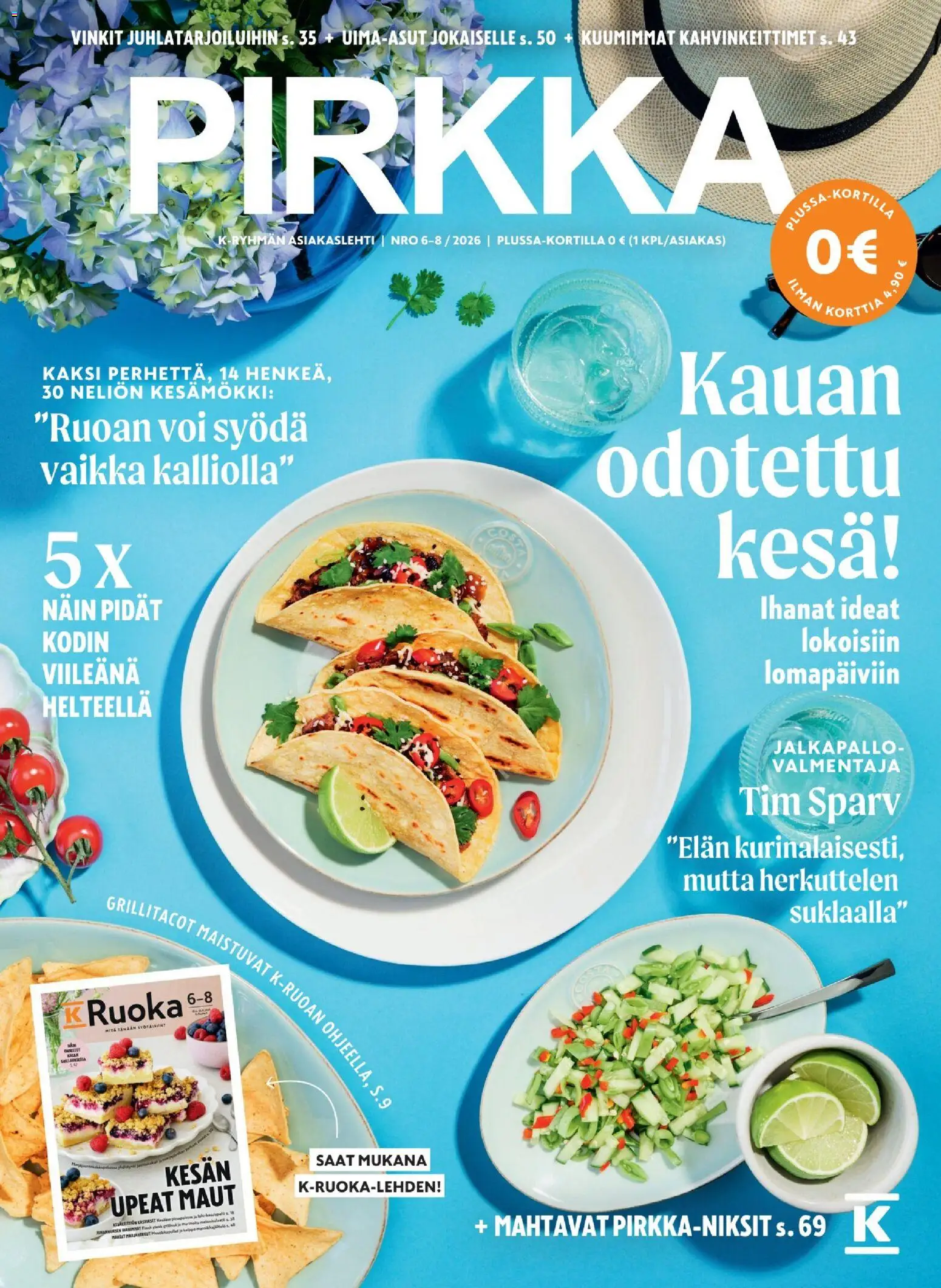 K-Supermarket tarjoukset - Pirkka – voimassa 10.06.2026 alkaen | Sivu: 1 | Tuotteet: Jalkapallo, Voi