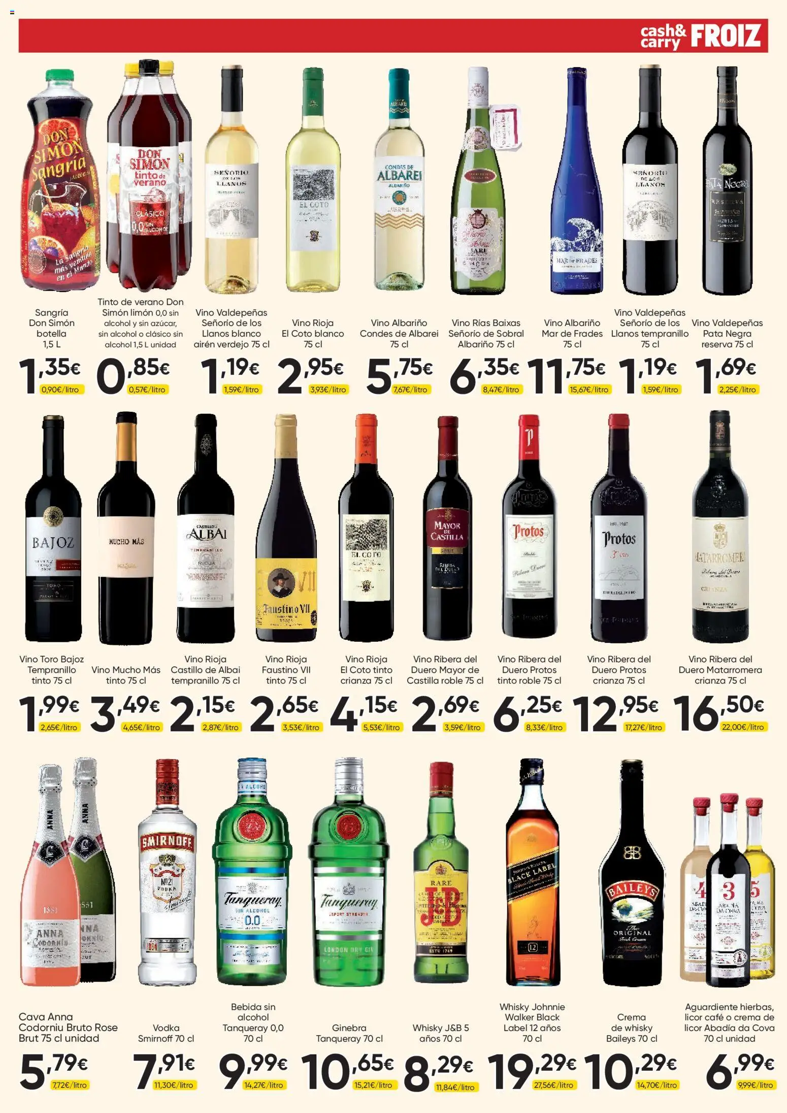 Froiz - Folleto Cash │ válido desde el 11/08/2026 | Página: 7 | Productos: Café, Limón, Ginebra, Vodka