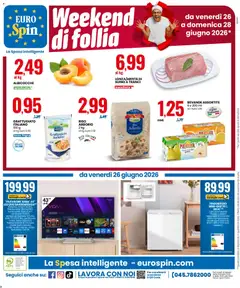 Anteprima del volantino Eurospin volantino valido a partire dal 18/06/2026 | Pagina: 18 | Prodotti: Riso, Suino, Audio, Frigorifero