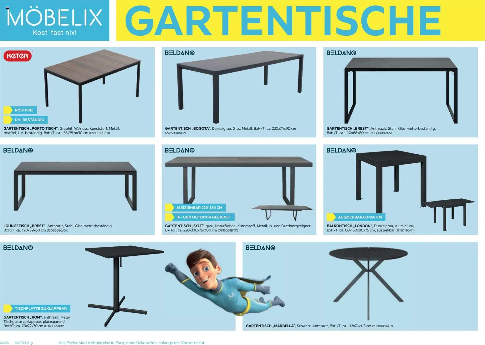 Möbelix Gartenmöbel gültig ab 16.03.2026 | Seite: 22