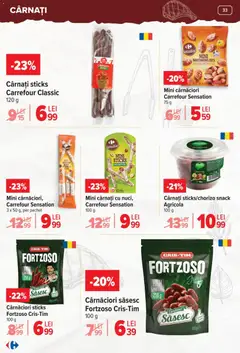 Ofertele Carrefour valabile de la 15.04.2026 | Pagină: 33 | Produse: Cârnați