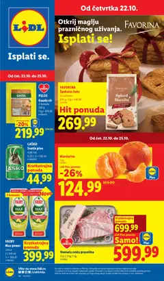 Lidl katalog - pregled Lidl kataloga - važi od 22.10.2026