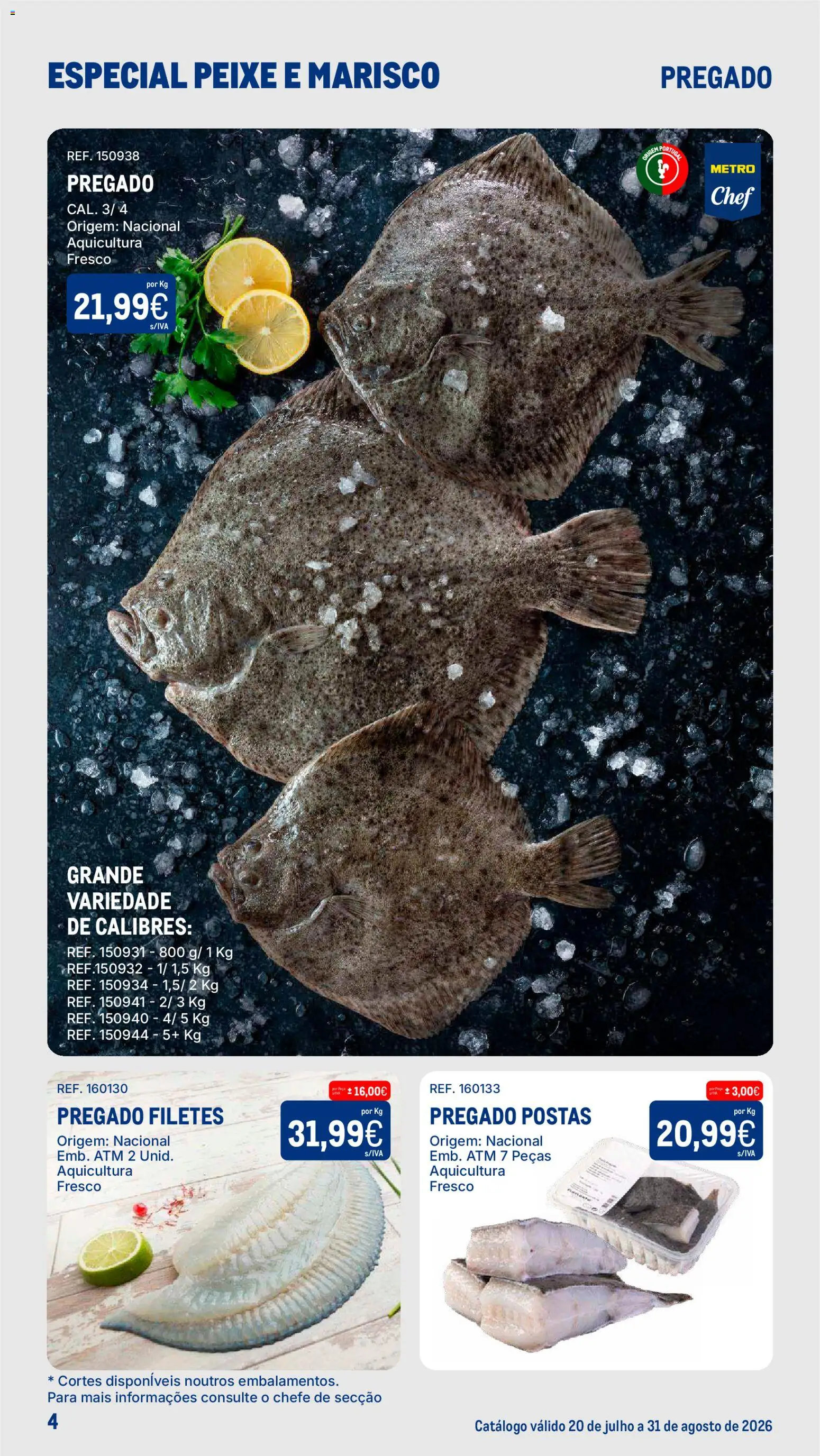 Makro Especial Peixe e Marisco │ válido de 20/07/2026 | Página: 4 | Produtos: Peixe
