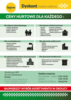 Pogląd oferty "Sużyw gazetka - Dyskont" - ważna od 01.09.2026 | Strona: 2 | Produkty: Napoje, Alkohol