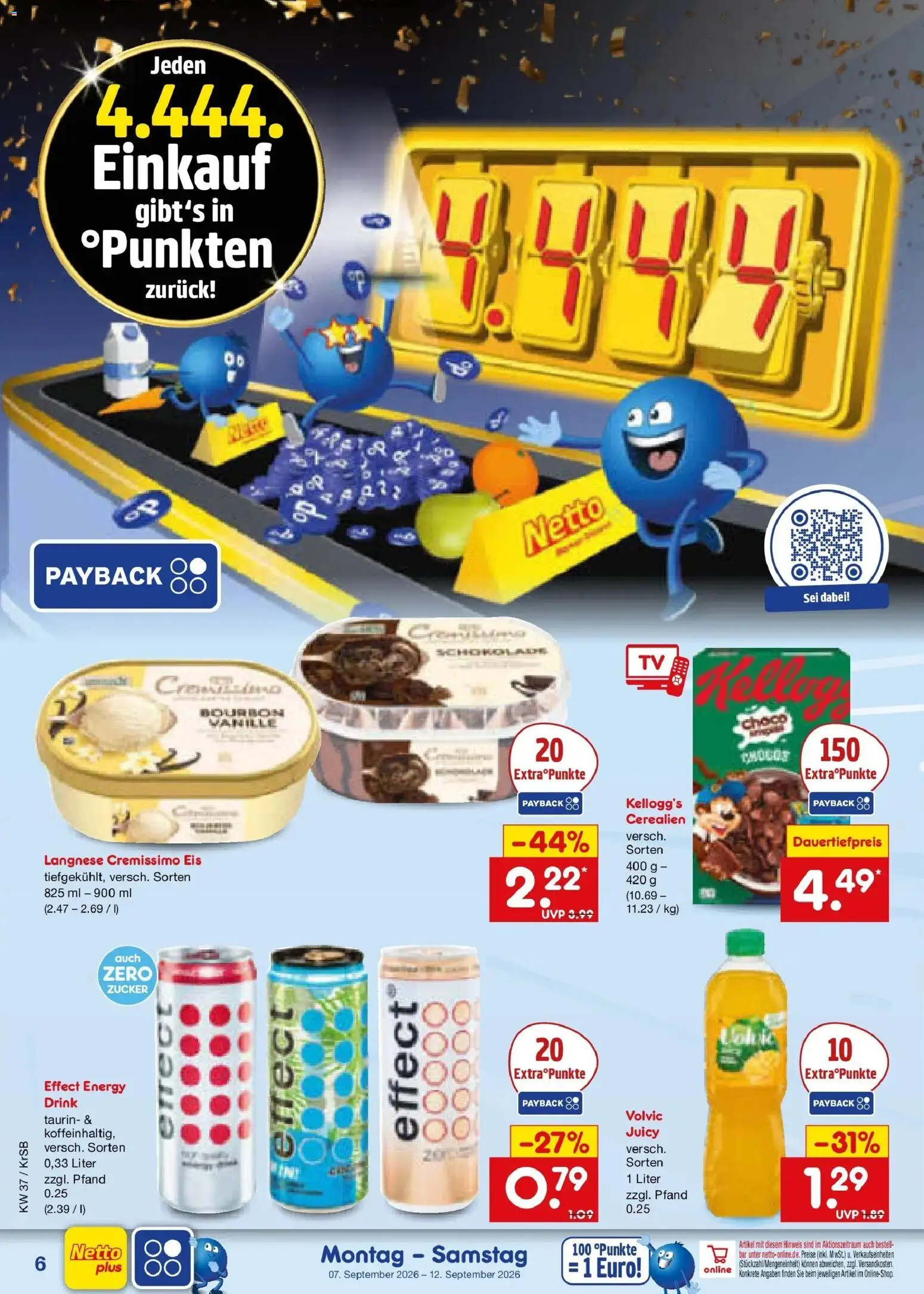 Netto Marken-Discount Prospekt Baesweiler – gültig ab 07.09.2026 | Seite: 10 | Produkte: Langnese, Langnese cremissimo, Cremissimo, Bourbon