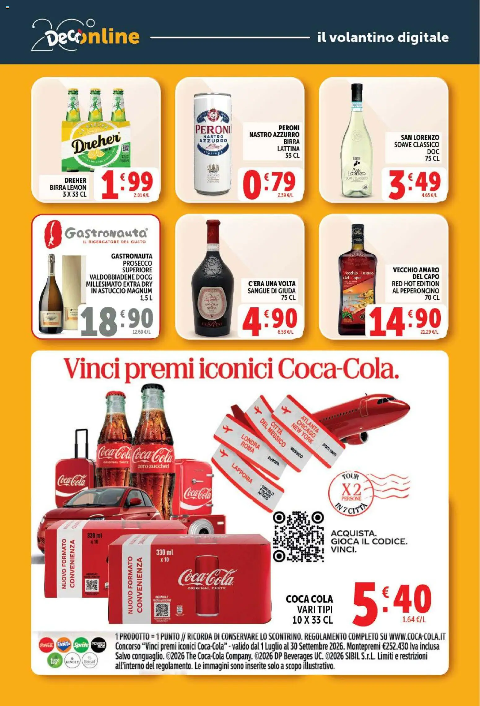 Volantino Decò del 21/07/2026 | Pagina: 30 | Prodotti: Birra, Peperoncino, The, Amaro