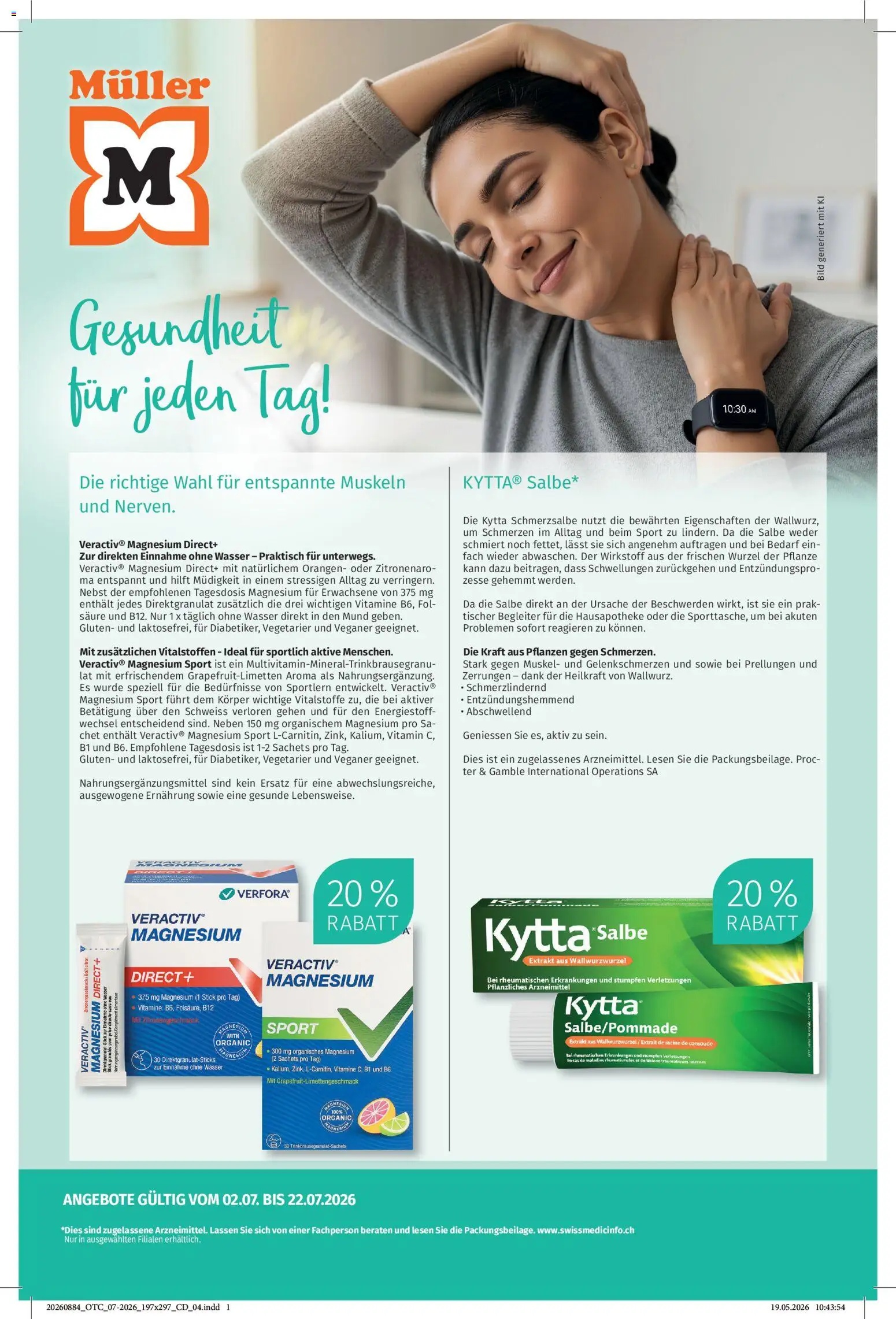 Müller aktionen Gesundheit | Angebote (02.07.2026 catalogue cover