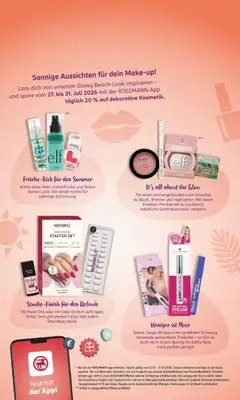 Rossmann Prospekt ab 27.07.2026 gültig | Seite: 21 | Produkte: Rouge, Mascara, Highlighter, Primer
