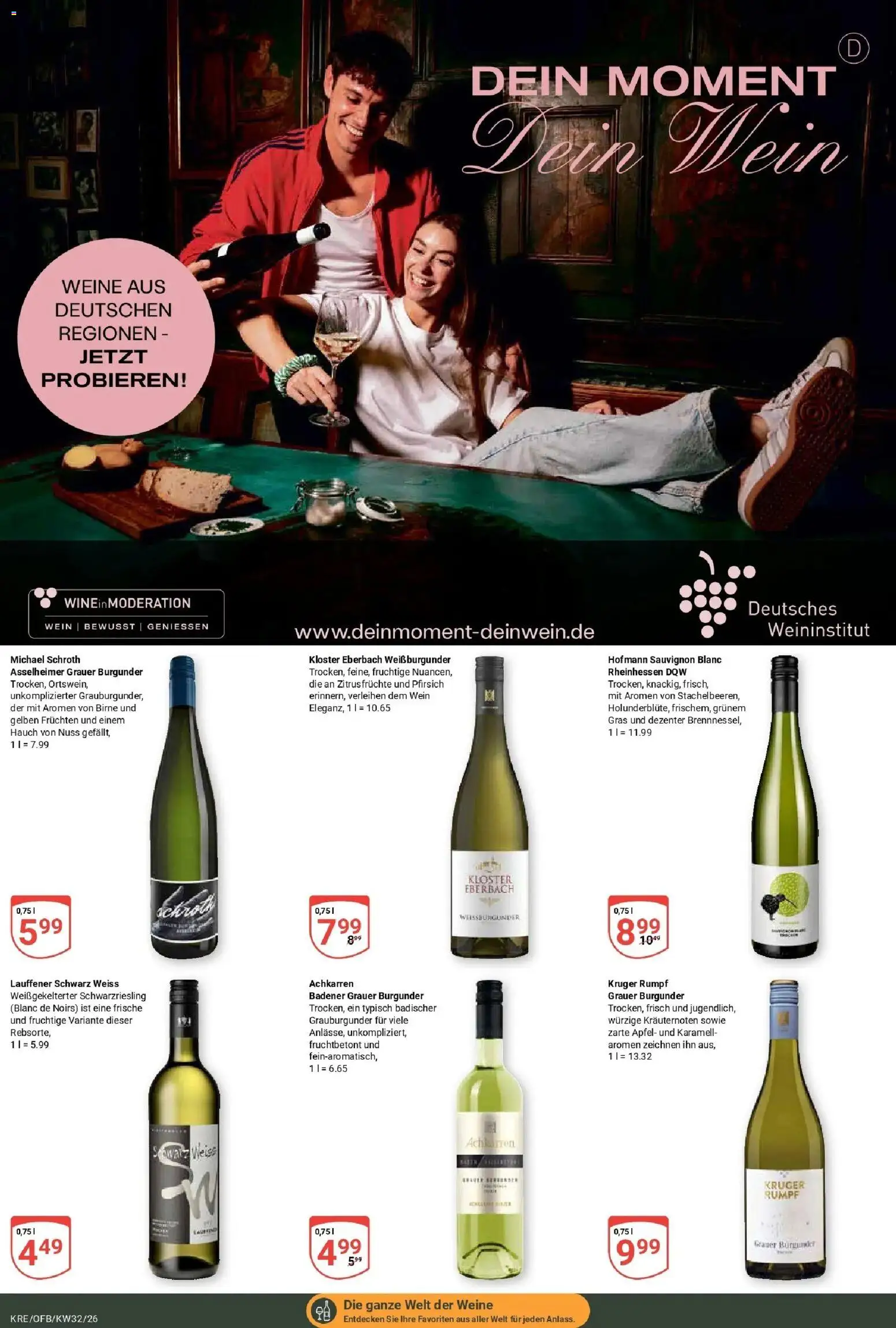 Globus Prospekt Krefeld (ab 03.08.2026) » Angebote online | Seite: 21 | Produkte: Äpfel, Pfirsich, Birne, Wein