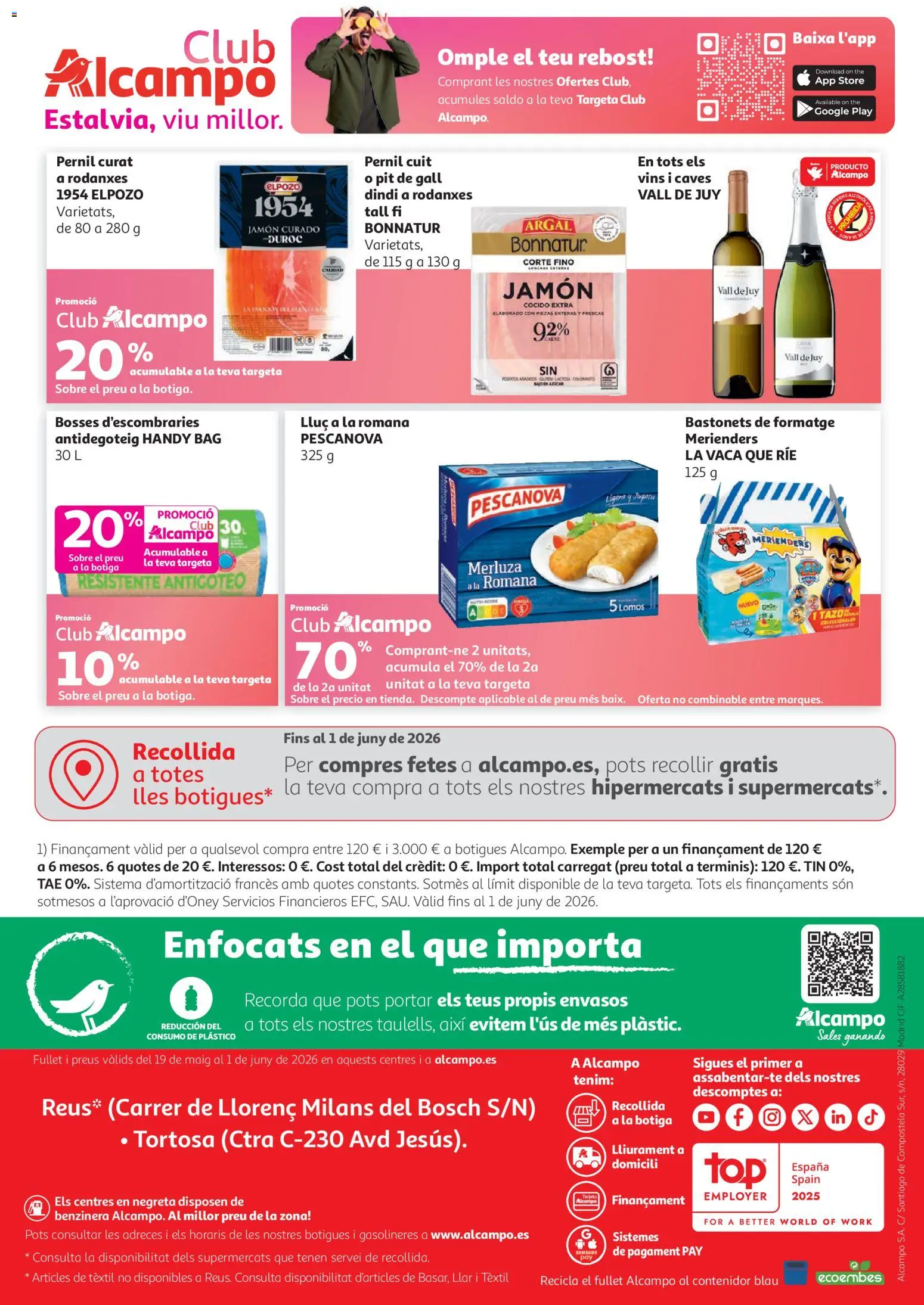 Alcampo Superstore Cat │ válido desde el 19.05.2026 | Página: 16 | Productos: Jamón