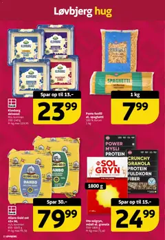 Løvbjerg - Tilbudsavis uge 27 gyldig fra 26/06/2026 | Side: 2 | Produkter: Ost, Spaghetti, Pasta, Havregryn