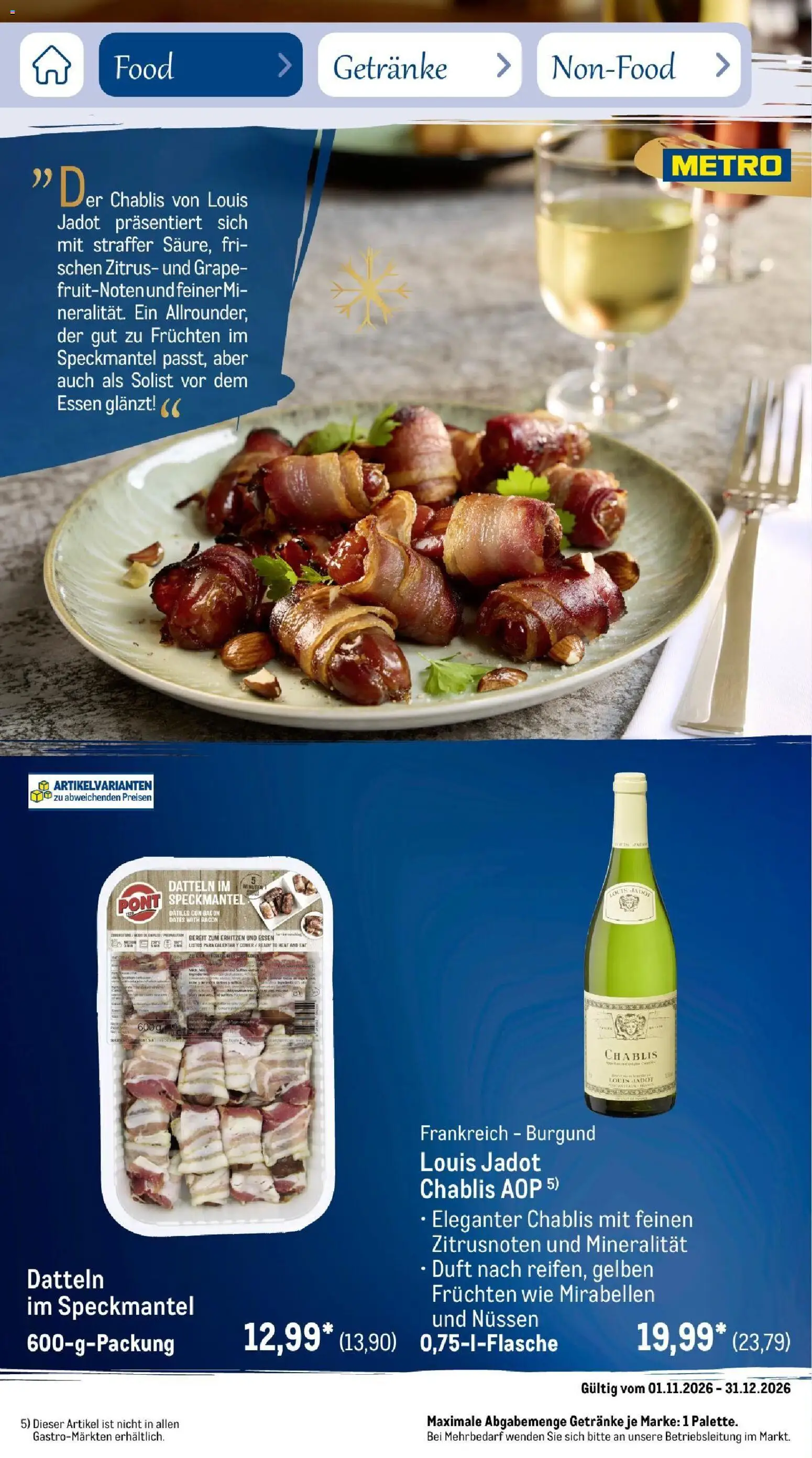Metro Saisonkatalog Festtage voller Genuss – gültig ab 01.11.2026 | Seite: 47 | Produkte: Duft