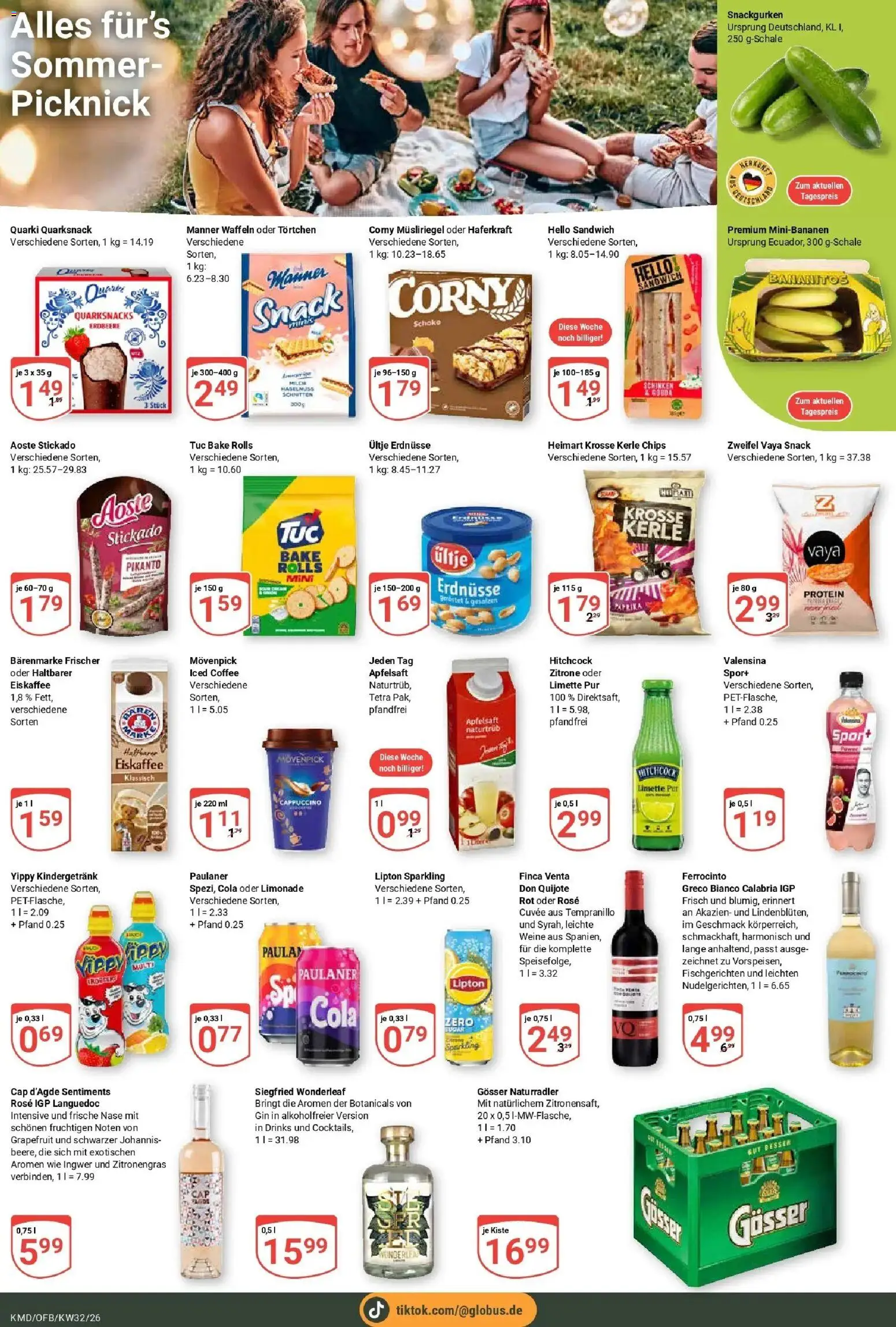 Globus Prospekt Köln (ab 03.08.2026) » Angebote online | Seite: 16 | Produkte: Zitronengras, Apfelsaft, Valensina, Zitrone