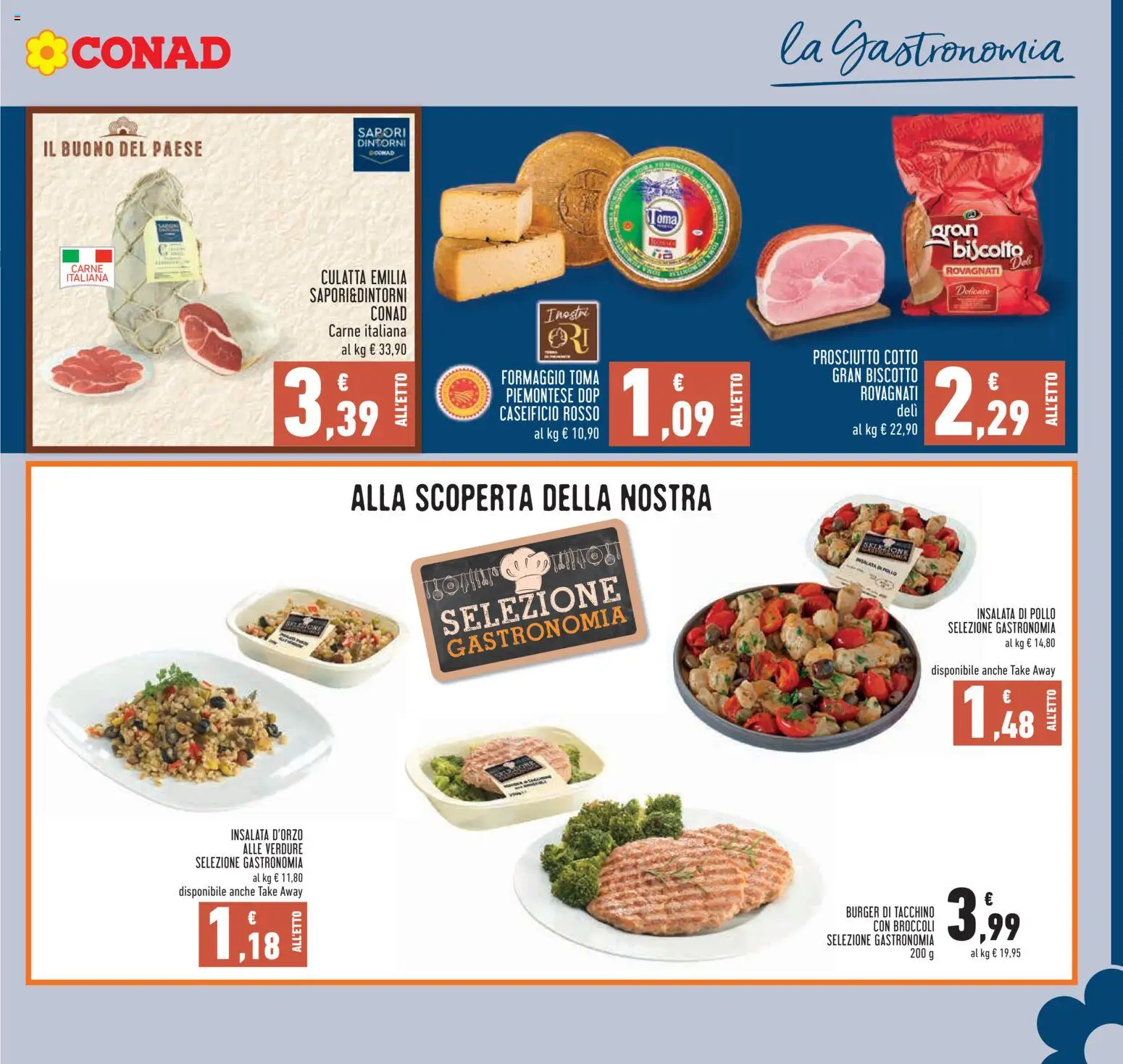 Volantino Conad del 30/07/2026 | Pagina: 7 | Prodotti: Prosciutto Cotto, Pollo, Insalata, Prosciutto