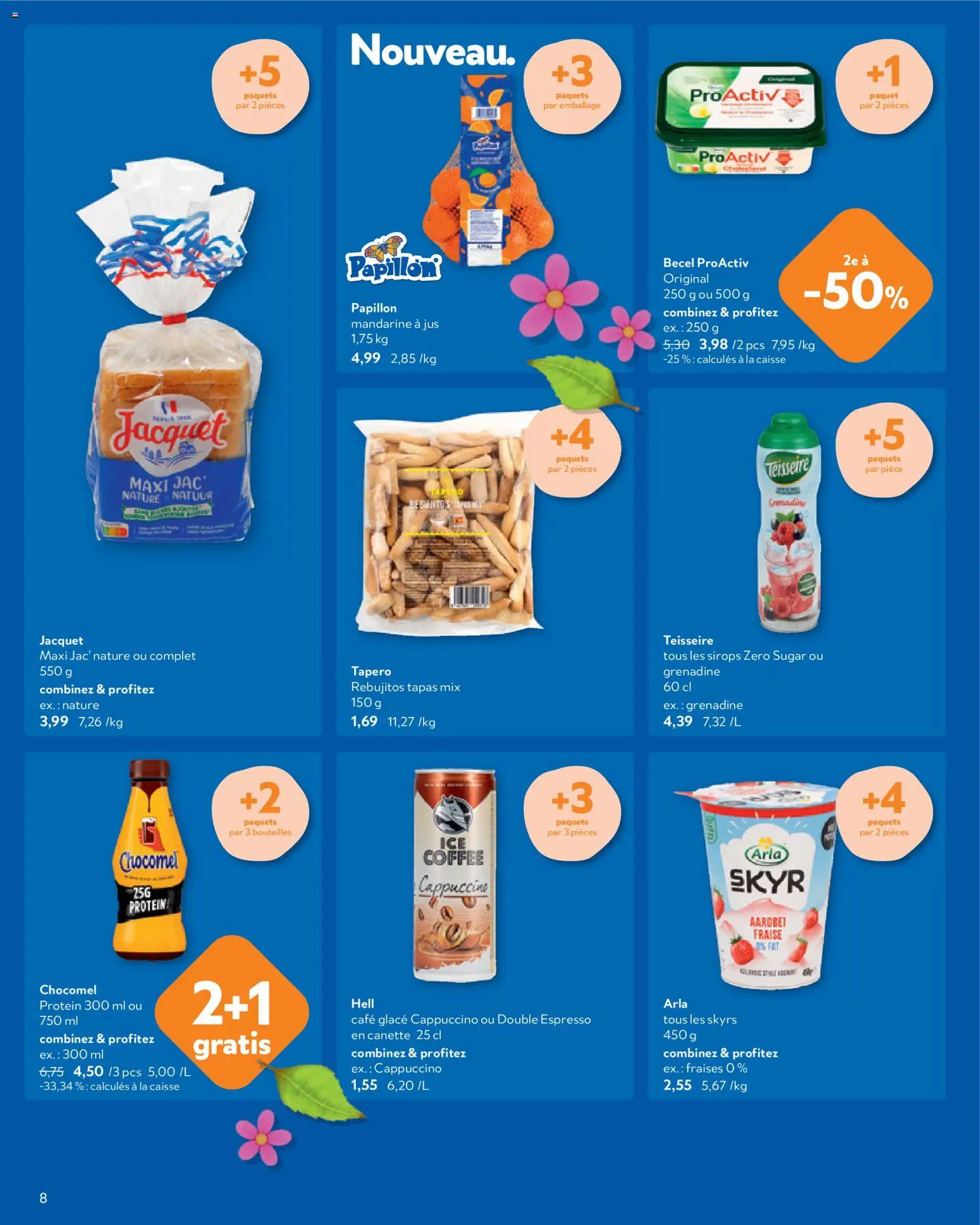 {H1} | Pagina: 8 | Producten: La, Cappuccino, Aardbei, Skyr