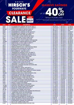 Hirsch's specials catalogue – valid from 20.06.2026