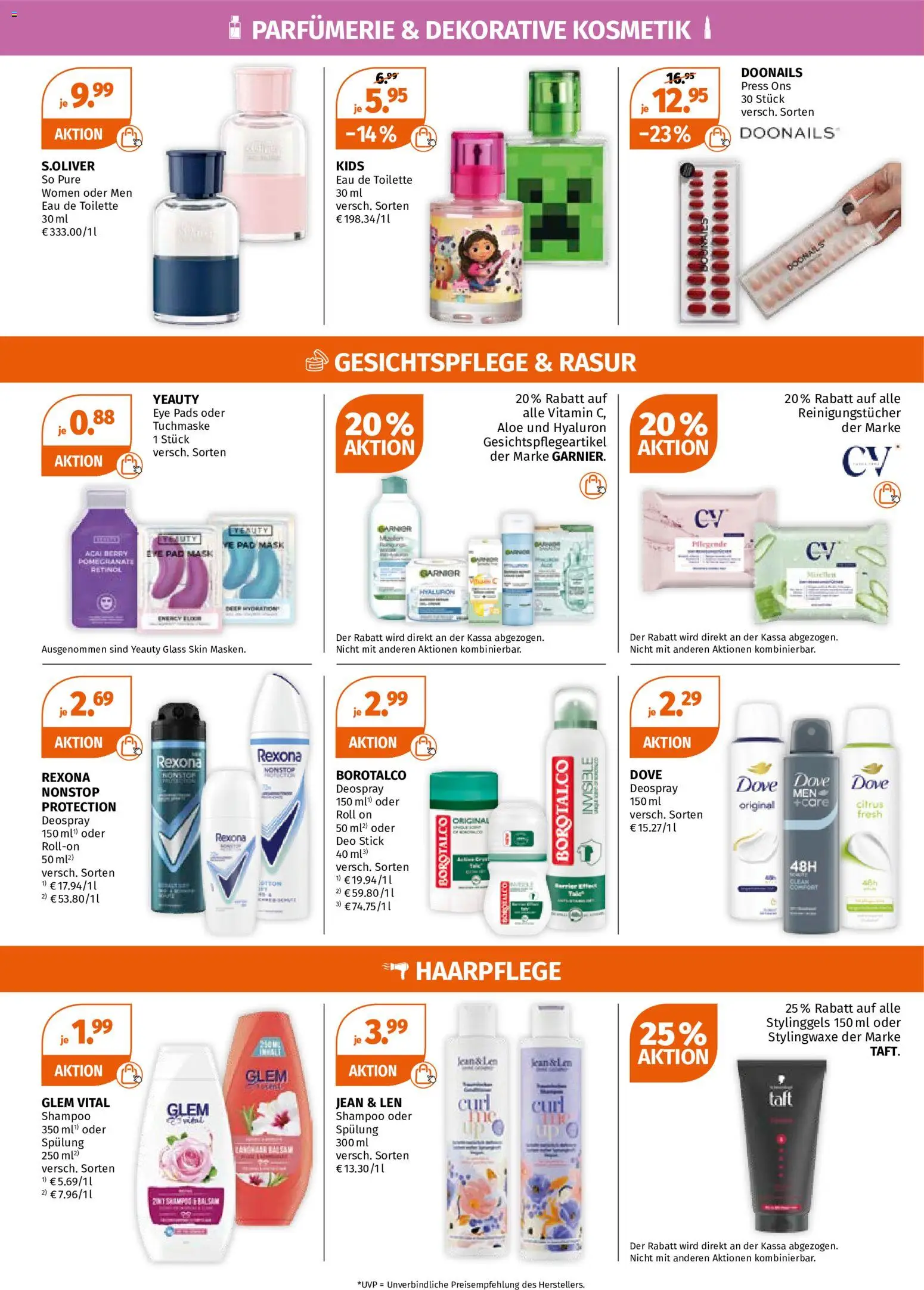 Müller Flugblatt gültig ab 08.06.2026 | Seite: 2 | Produkte: Toilette, Eau de Toilette, Spülung, Reinigungstücher