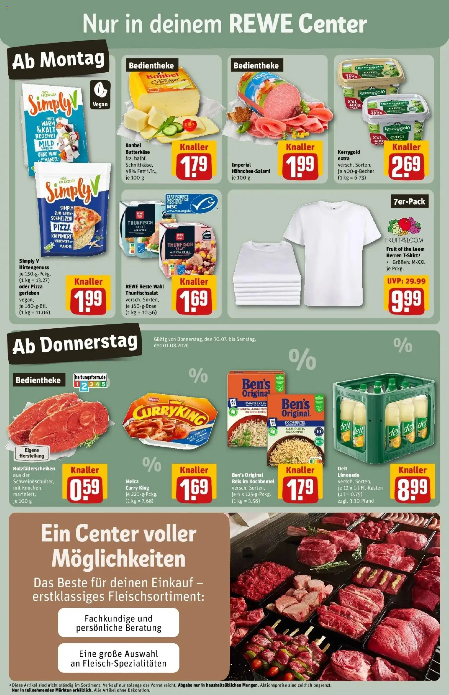 Rewe Prospekt Heidelberg / Rohrbach – gültig ab 27.07.2026 | Seite: 3 | Produkte: Limonade, Meica, Reis, Salat