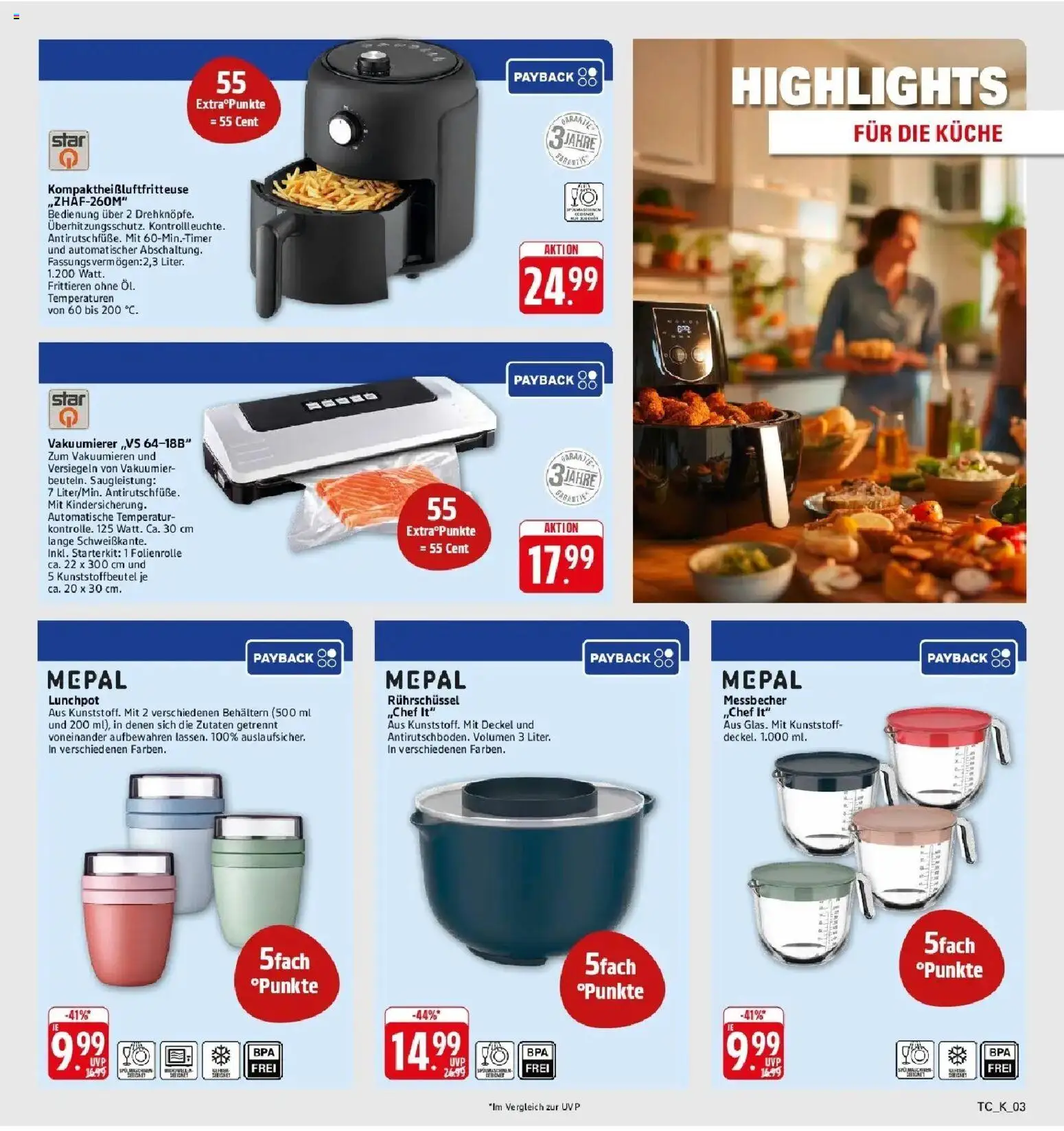 Edeka Prospekt Speyer – gültig ab 27.07.2026 | Seite: 56 | Produkte: Vakuumierer, Küche