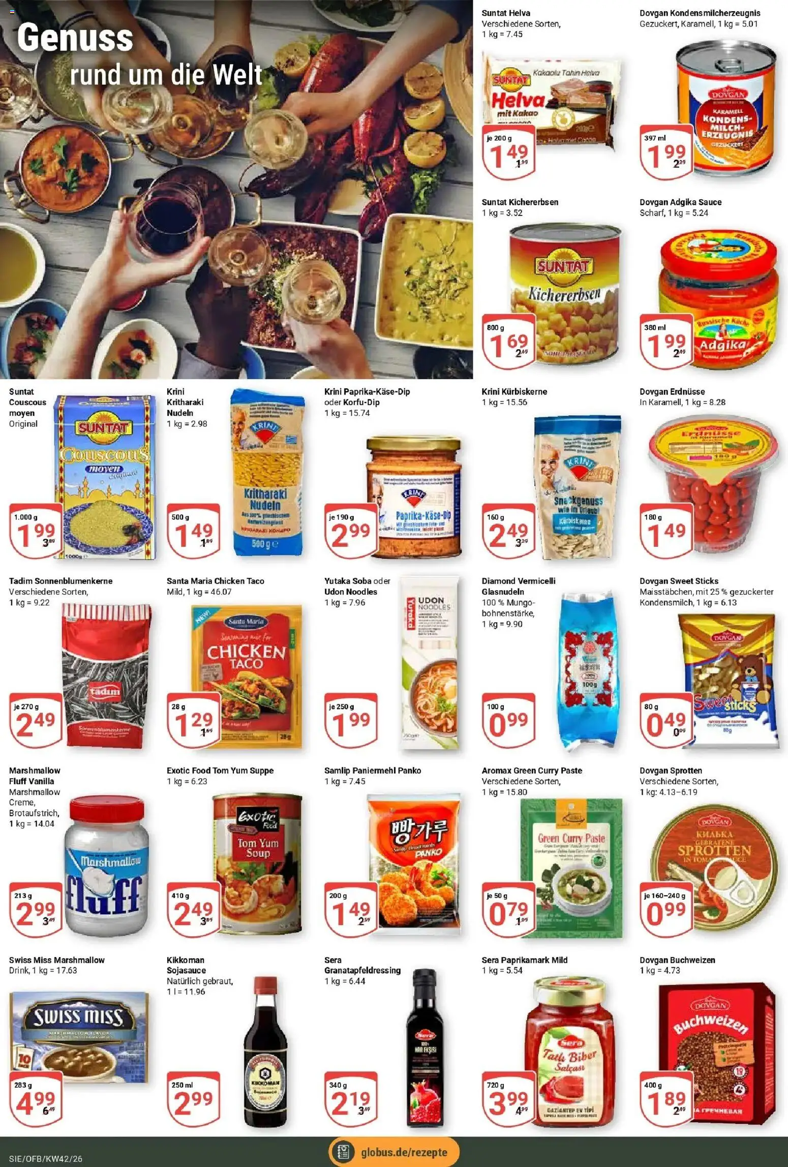 Globus Prospekt Siegen (ab 12.10.2026) » Angebote online | Seite: 22 | Produkte: Erdnüsse, Milch, Nudeln