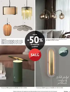 Forhåndsvisning av Bohus for de tusen hjem gyldig fra 12/10/2026 | Side: 19 | Produkter: Vegglampe, Taklampe, Lampe
