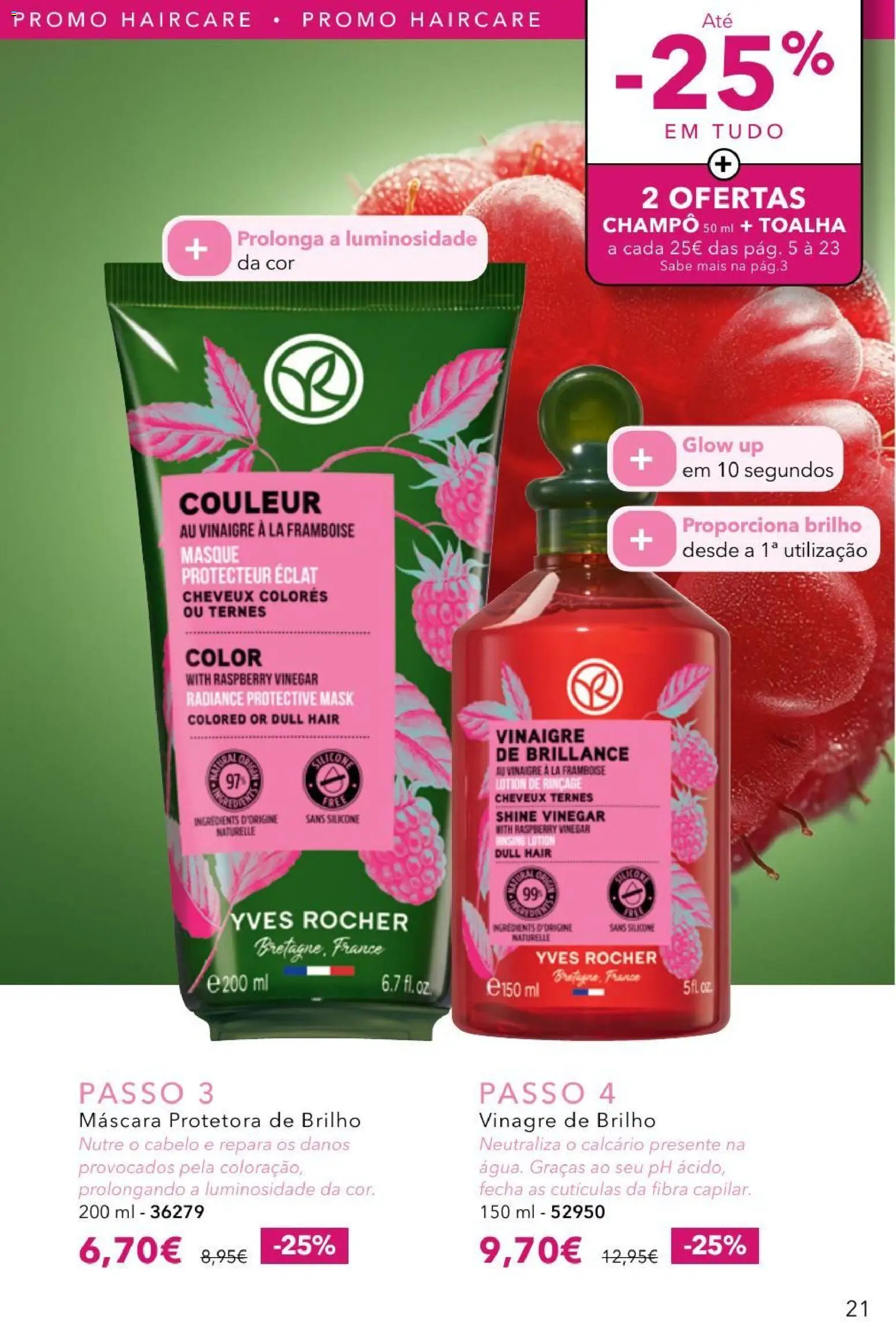 Yves Rocher catálogo 11 │ válido de 27/08/2026 | Página: 21 | Produtos: Vinagre, Champô
