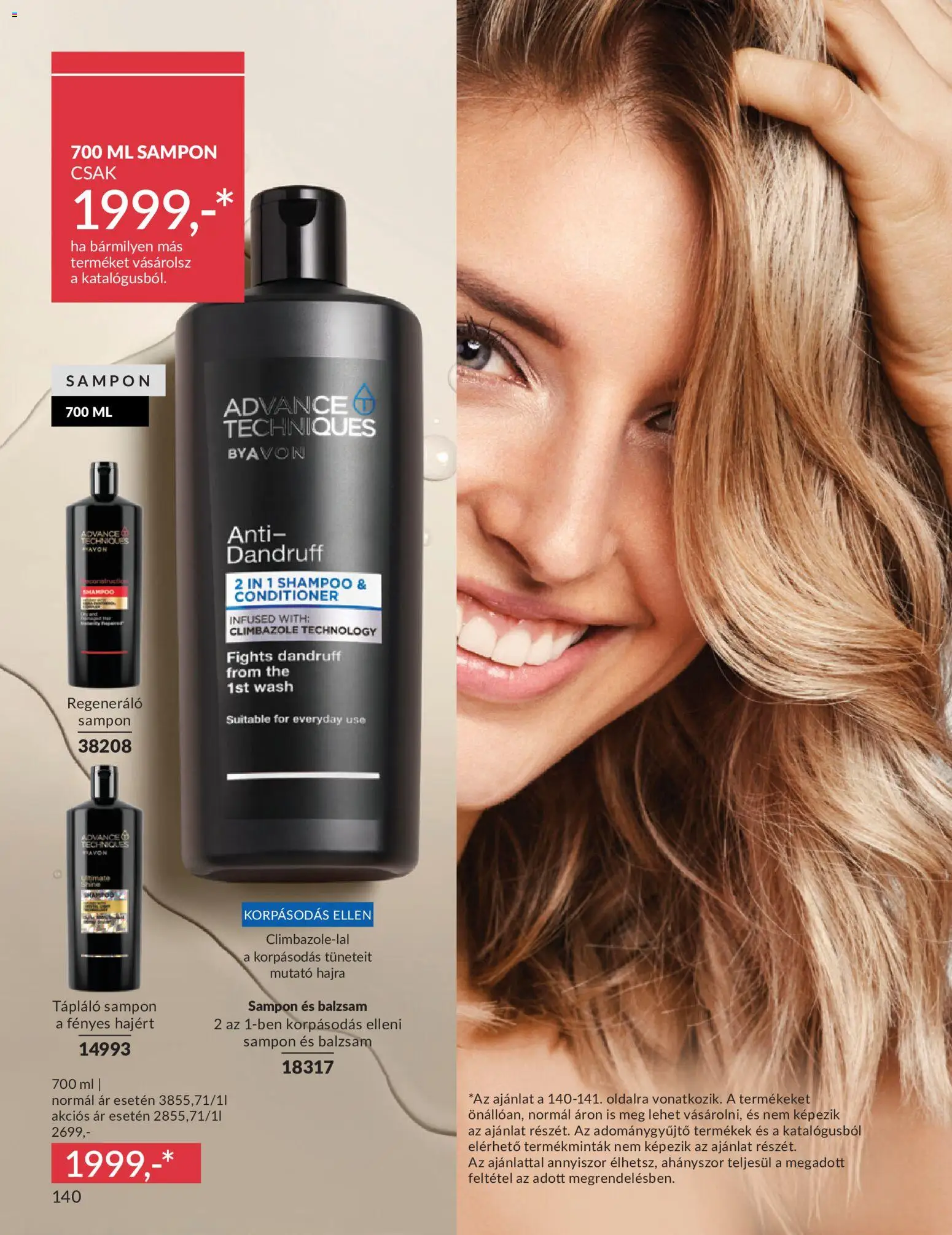 Avon akciós ujság - amely érvényes a következő dátumtól: 01.06.2026 | Oldal: 172 | Termékek: Sampon
