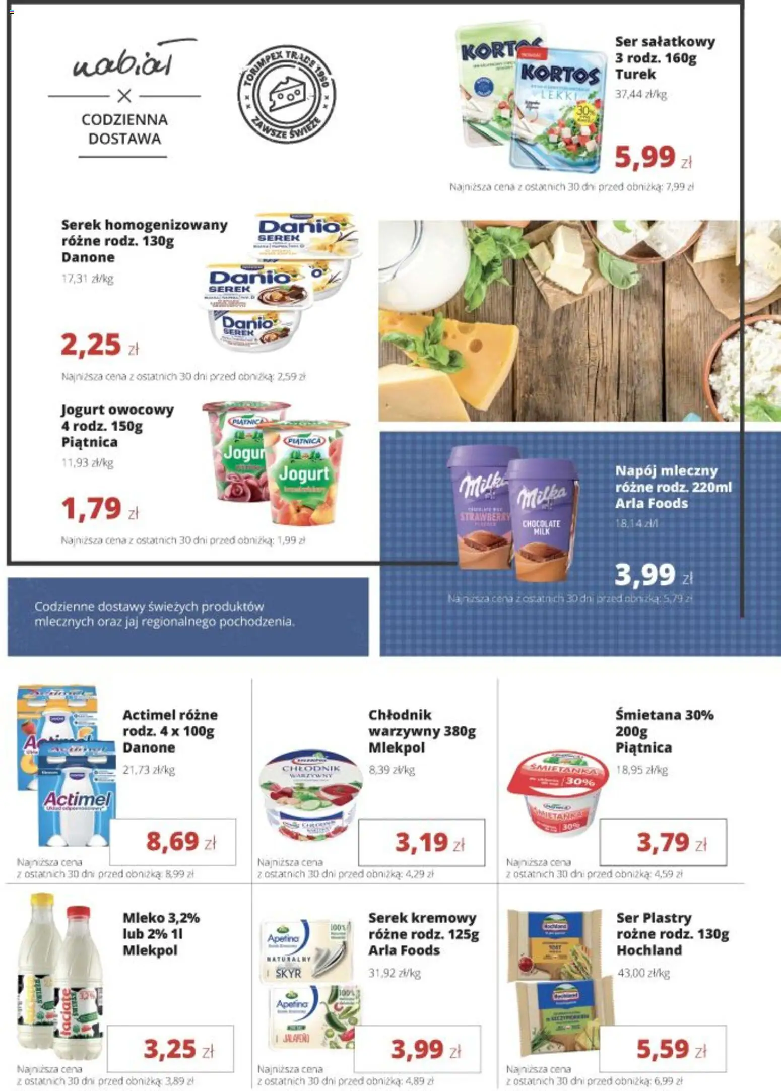 Torimpex gazetka od 01.06.2026 | Strona: 2 | Produkty: Serek homogenizowany, Serek, Ser, Skyr