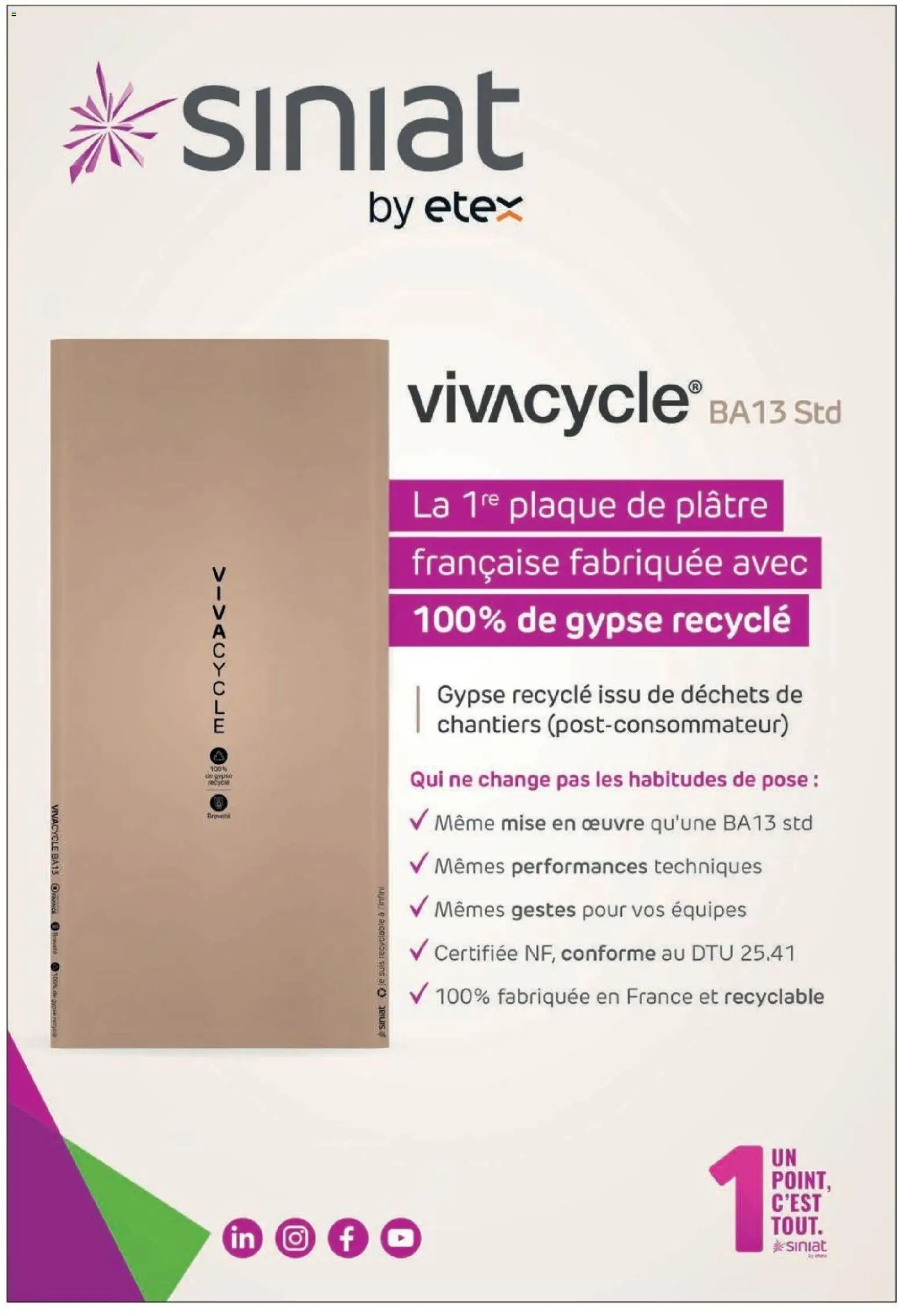 {H1} | Page: 13 | Produits: Plâtre
