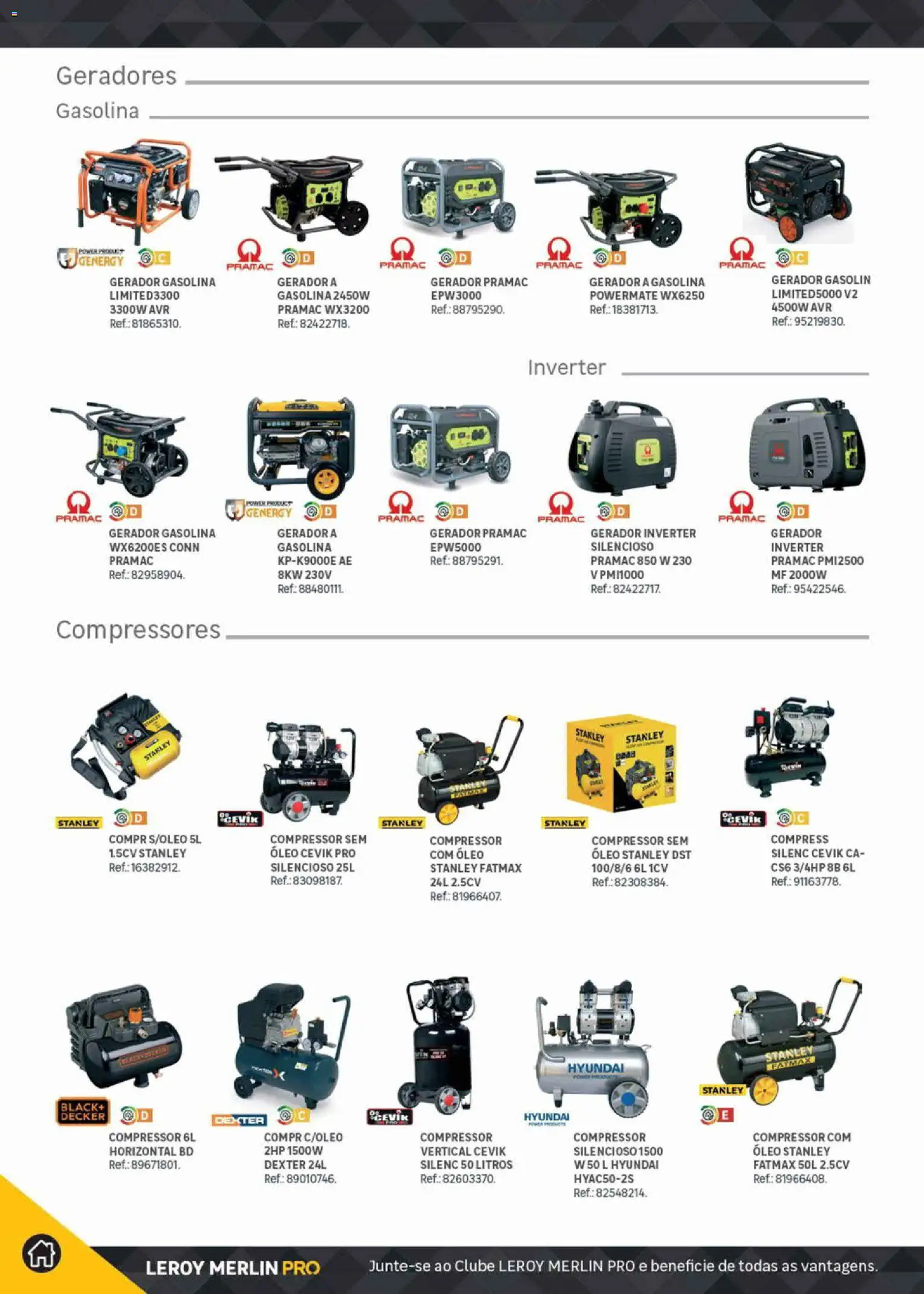 Leroy Merlin Catálogo Pro │ válido de 09.06.2026 | Página: 326 | Produtos: Óleo, Compressor