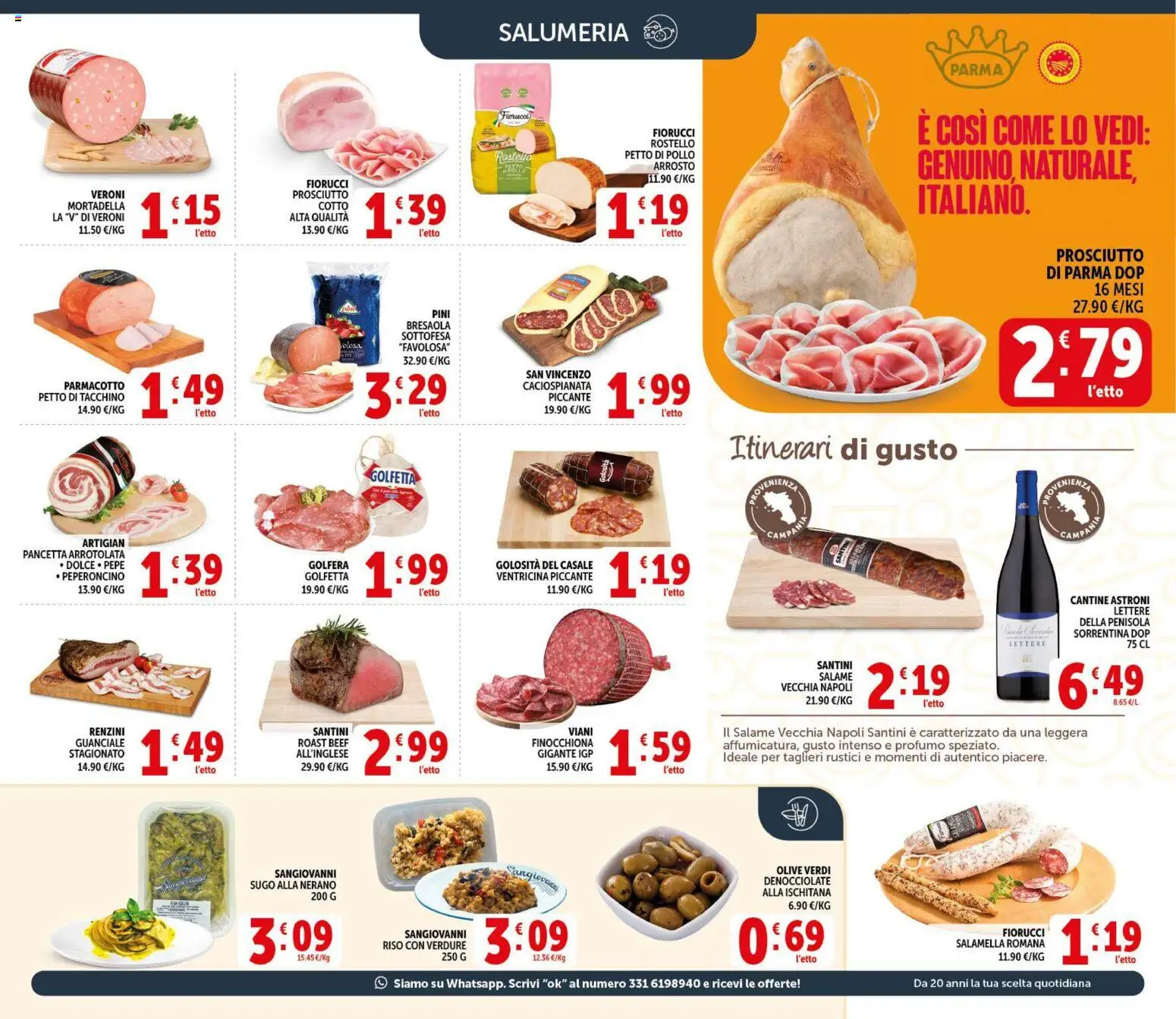 Volantino Decò del 29.05.2026 | Pagina: 5 | Prodotti: Tacchino, Olive, Mortadella, Sugo