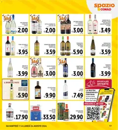 Anteprima del volantino Spazio Conad volantino valido a partire dal 11/08/2026 | Pagina: 17 | Prodotti: Tè, Vino, Tequila, Amaro