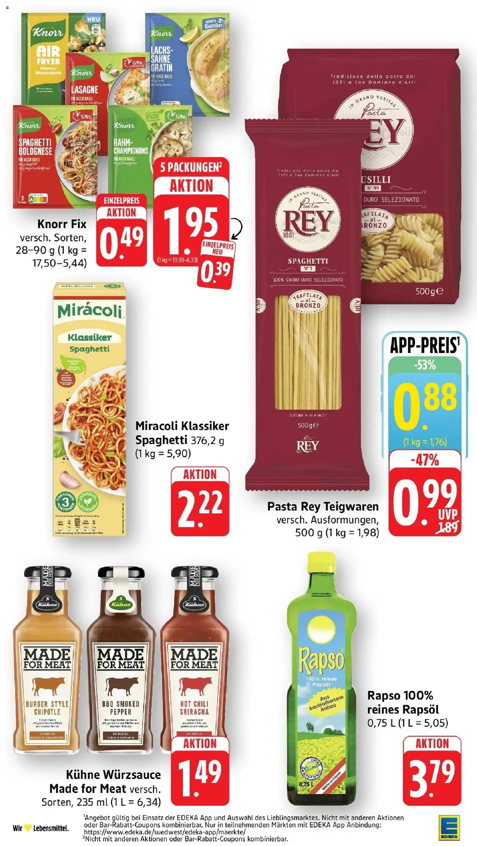 Edeka - EDEKA: Wochenangebote – gültig ab 05.07.2026 | Seite: 25 | Produkte: Lasagne, Lachs, Blumenkohl, Sahne
