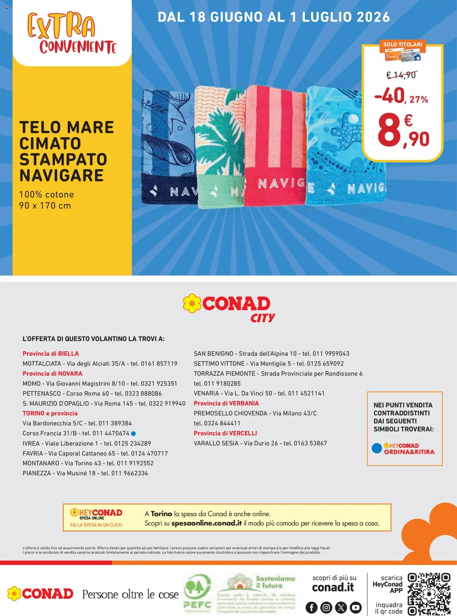 Volantino Conad del 18.06.2026 | Pagina: 24 | Prodotti: Stampa