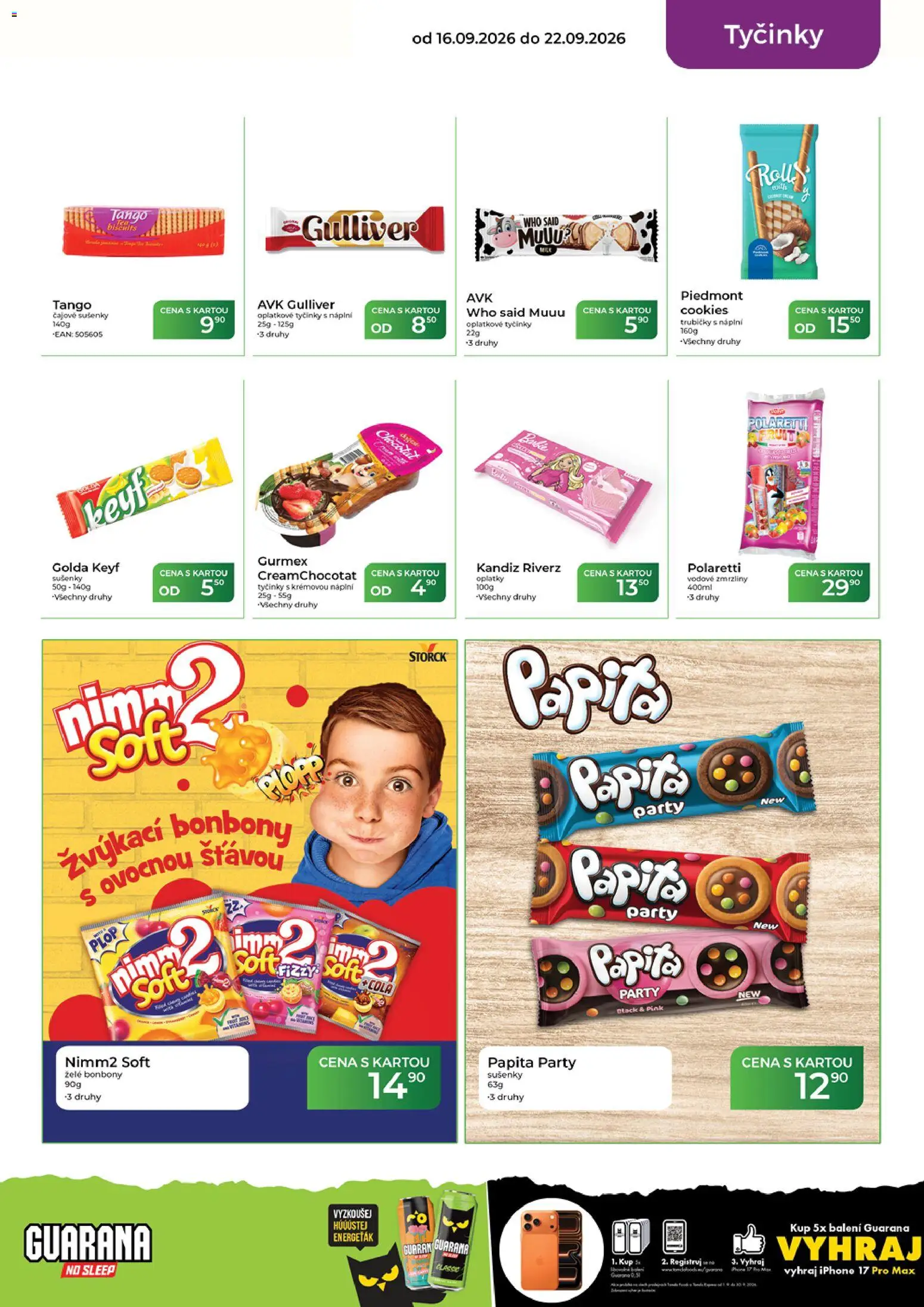 Tamda Foods leták od 16.09.2026 | Strana: 29 | Produkty: Bonbóny, Tyčinky, Iphone, Želé bonbóny